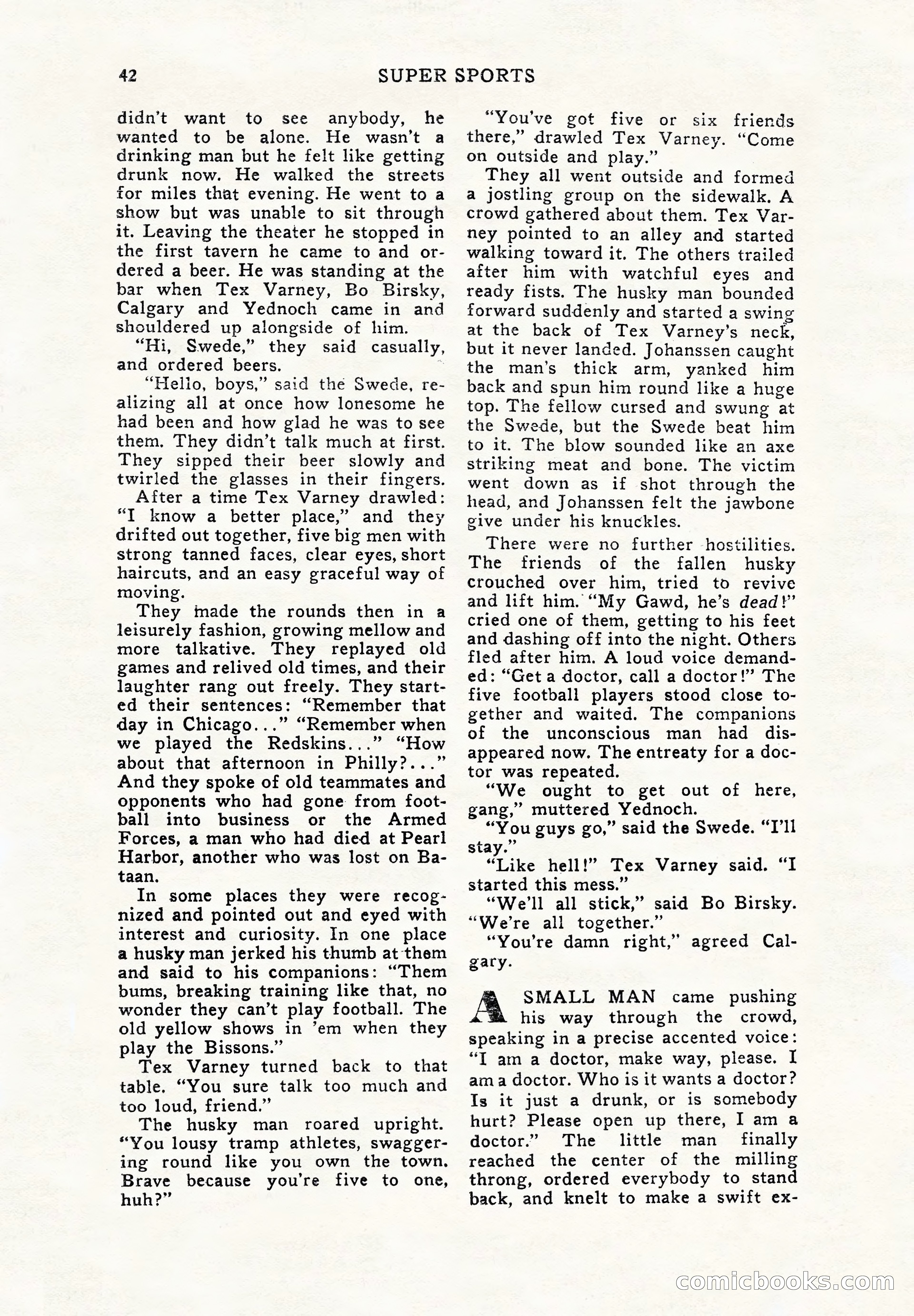 Super Sports, December 1947 — page 42 of 100
