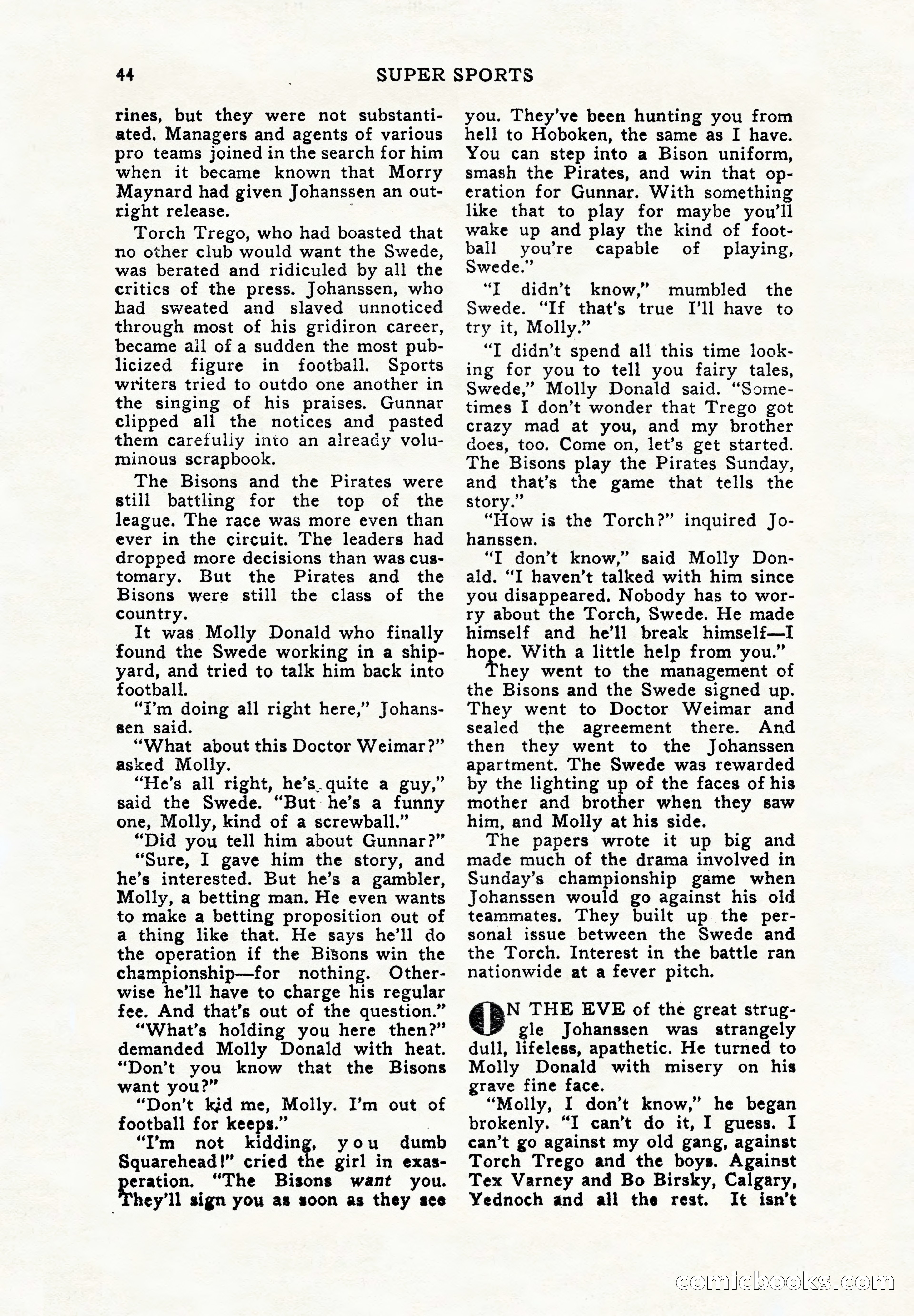 Super Sports, December 1947 — page 44 of 100