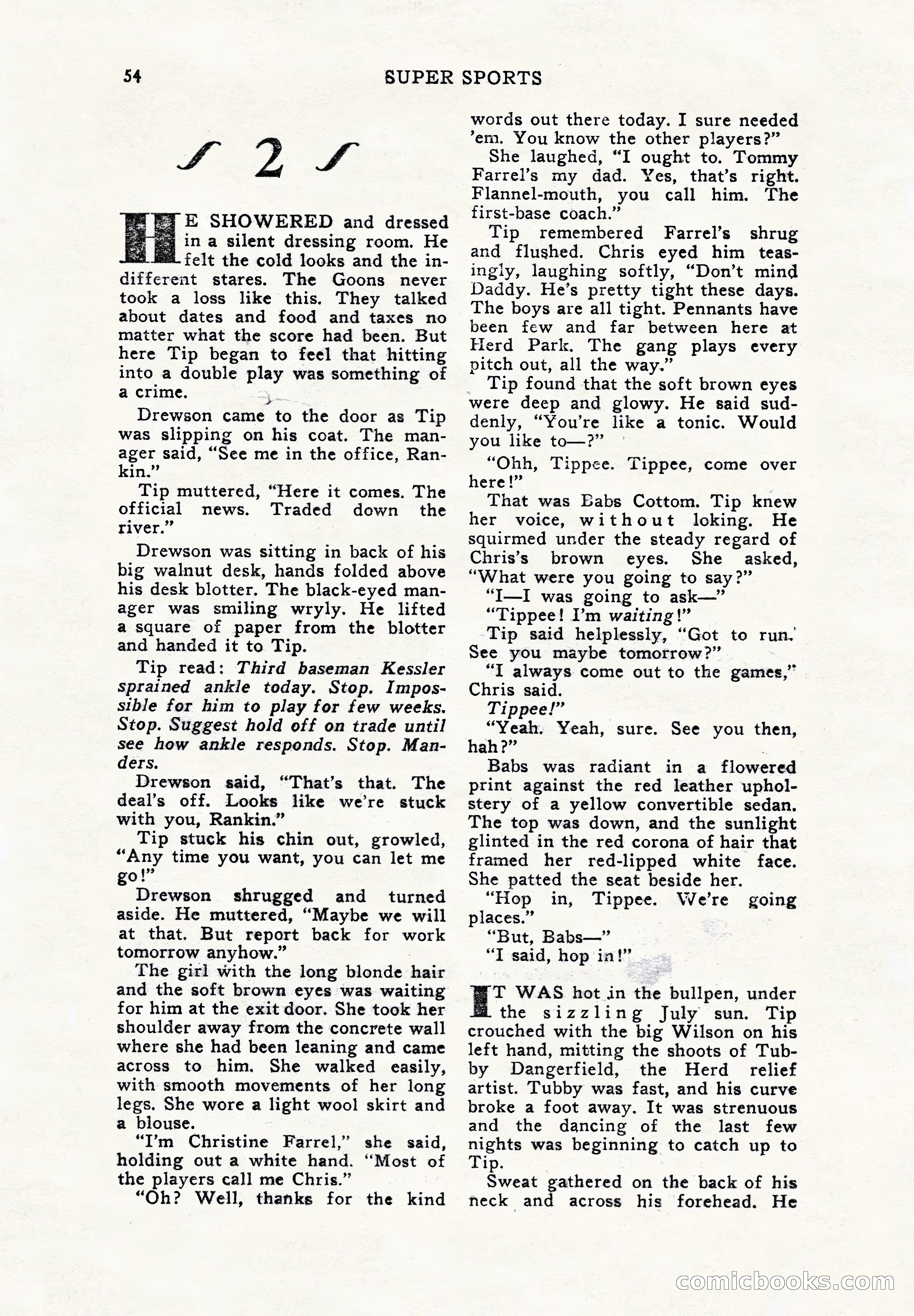 Super Sports, December 1947 — page 54 of 100