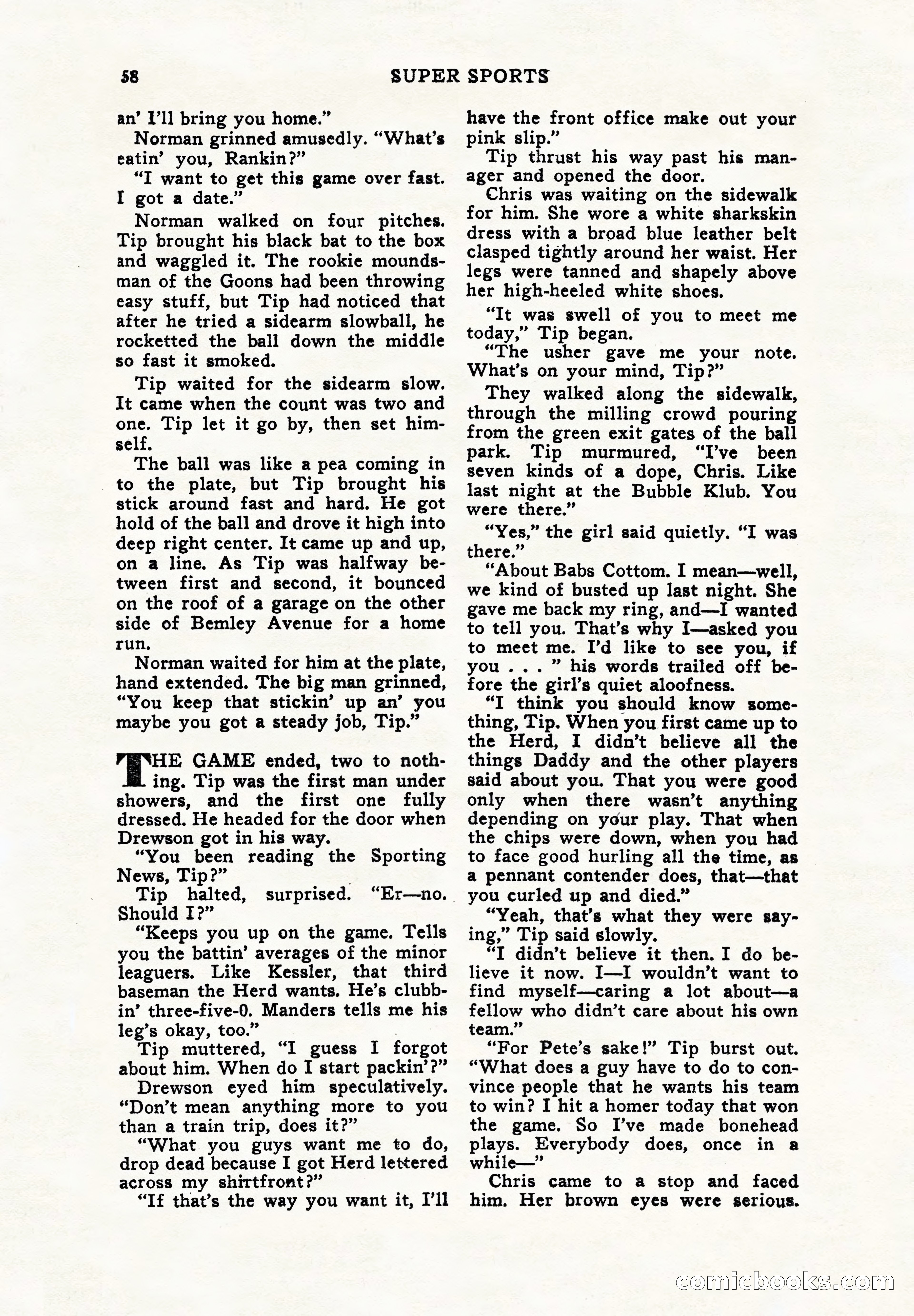 Super Sports, December 1947 — page 58 of 100