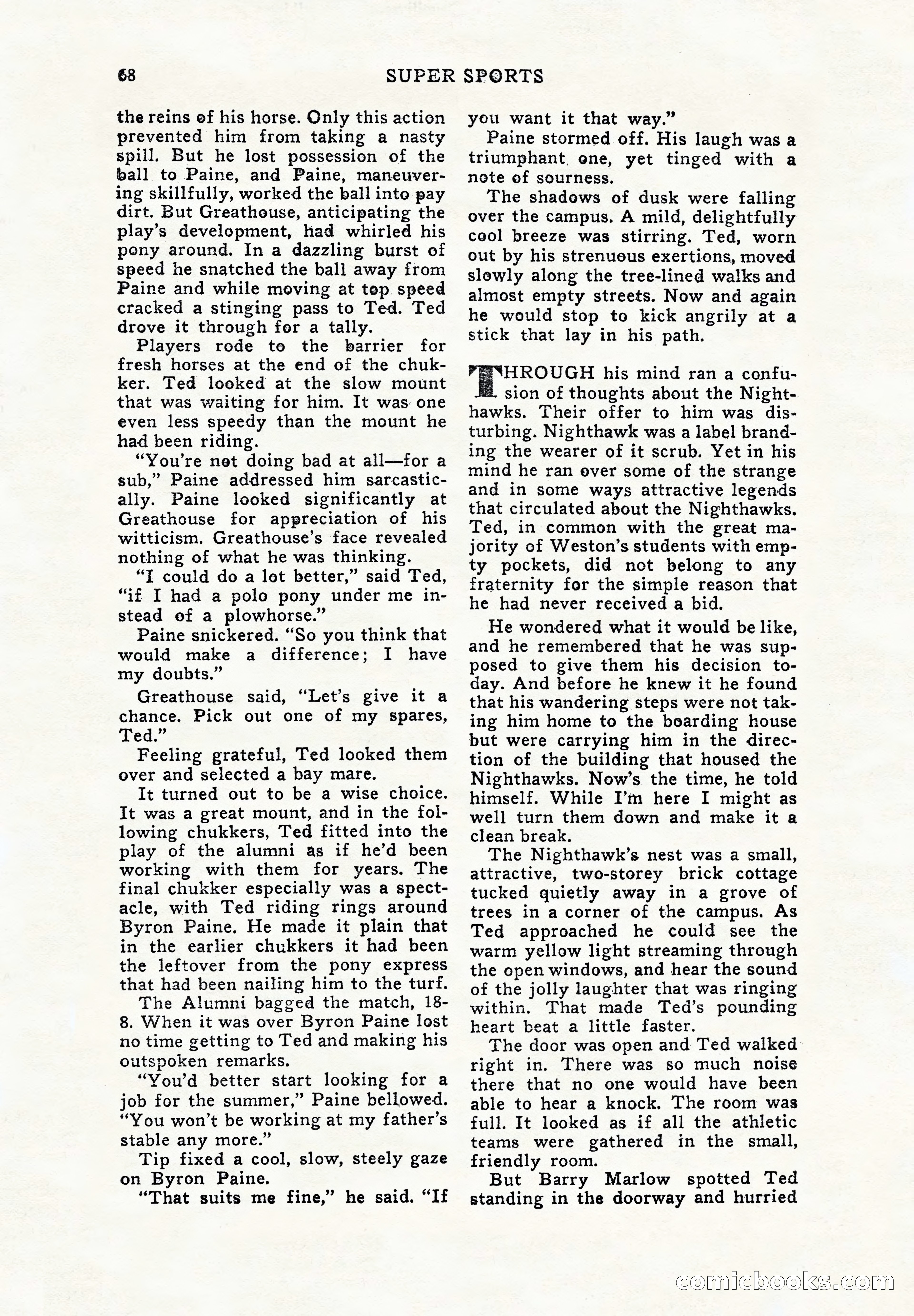 Super Sports, December 1947 — page 68 of 100