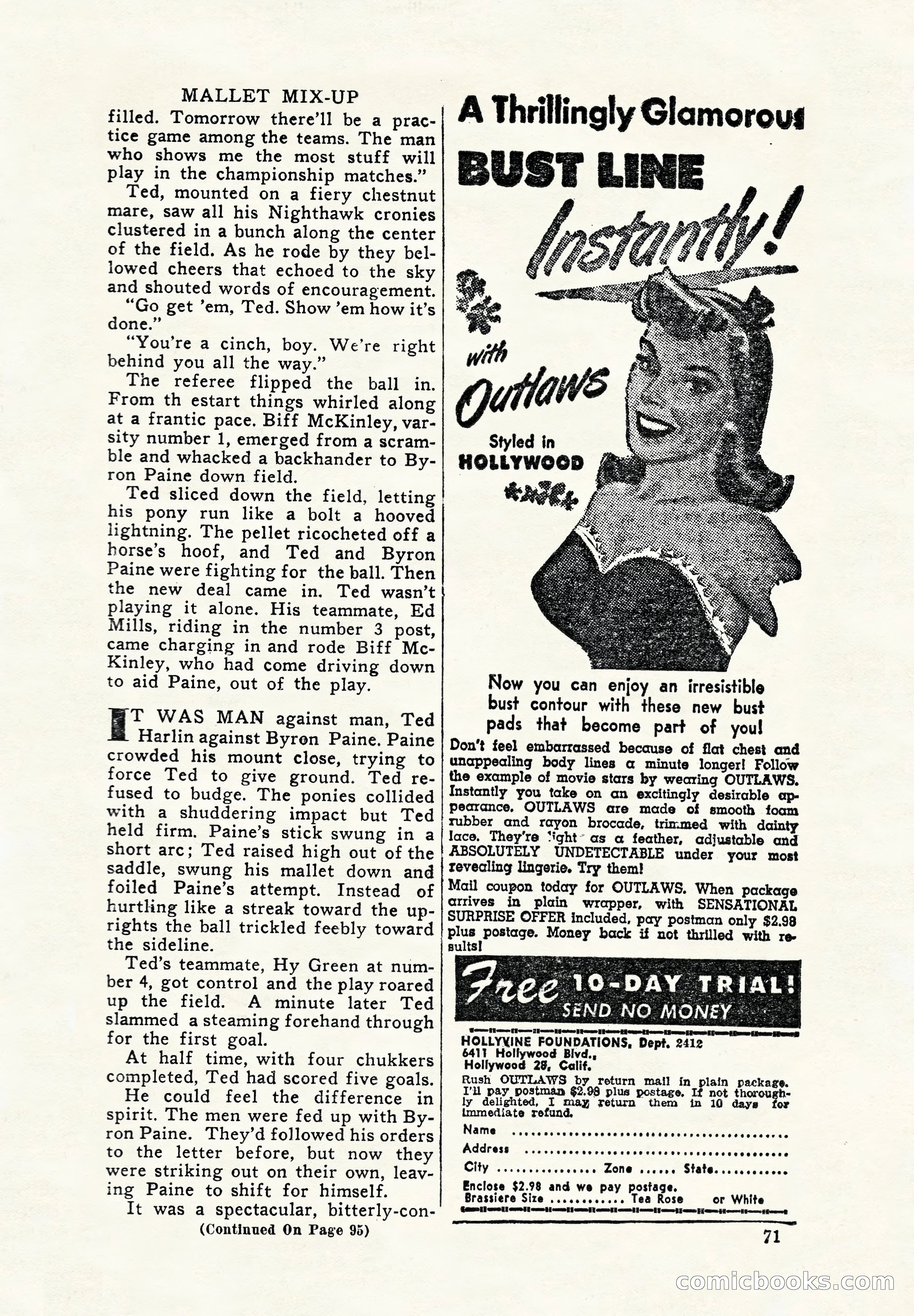Super Sports, December 1947 — page 71 of 100