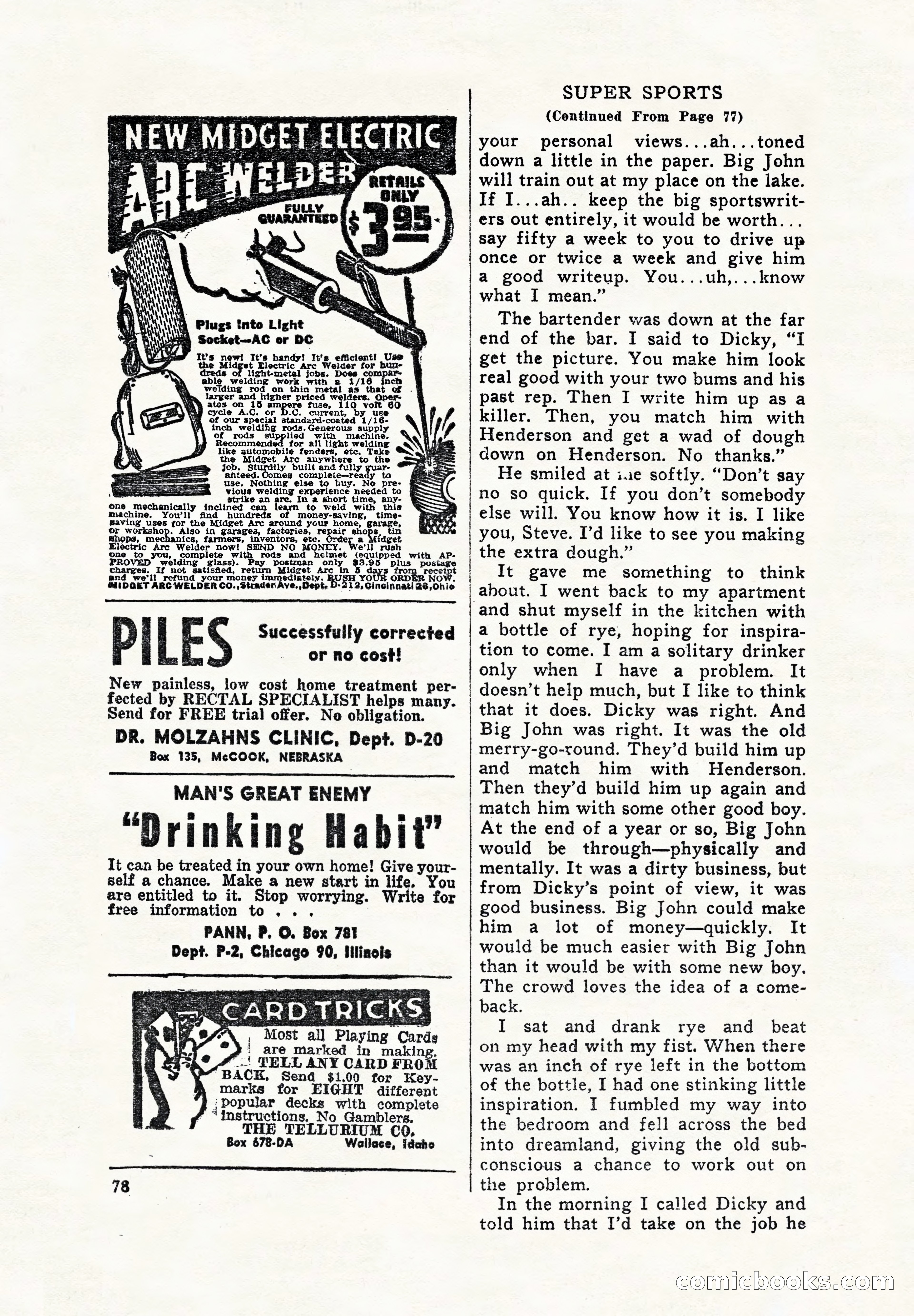Super Sports, December 1947 — page 78 of 100