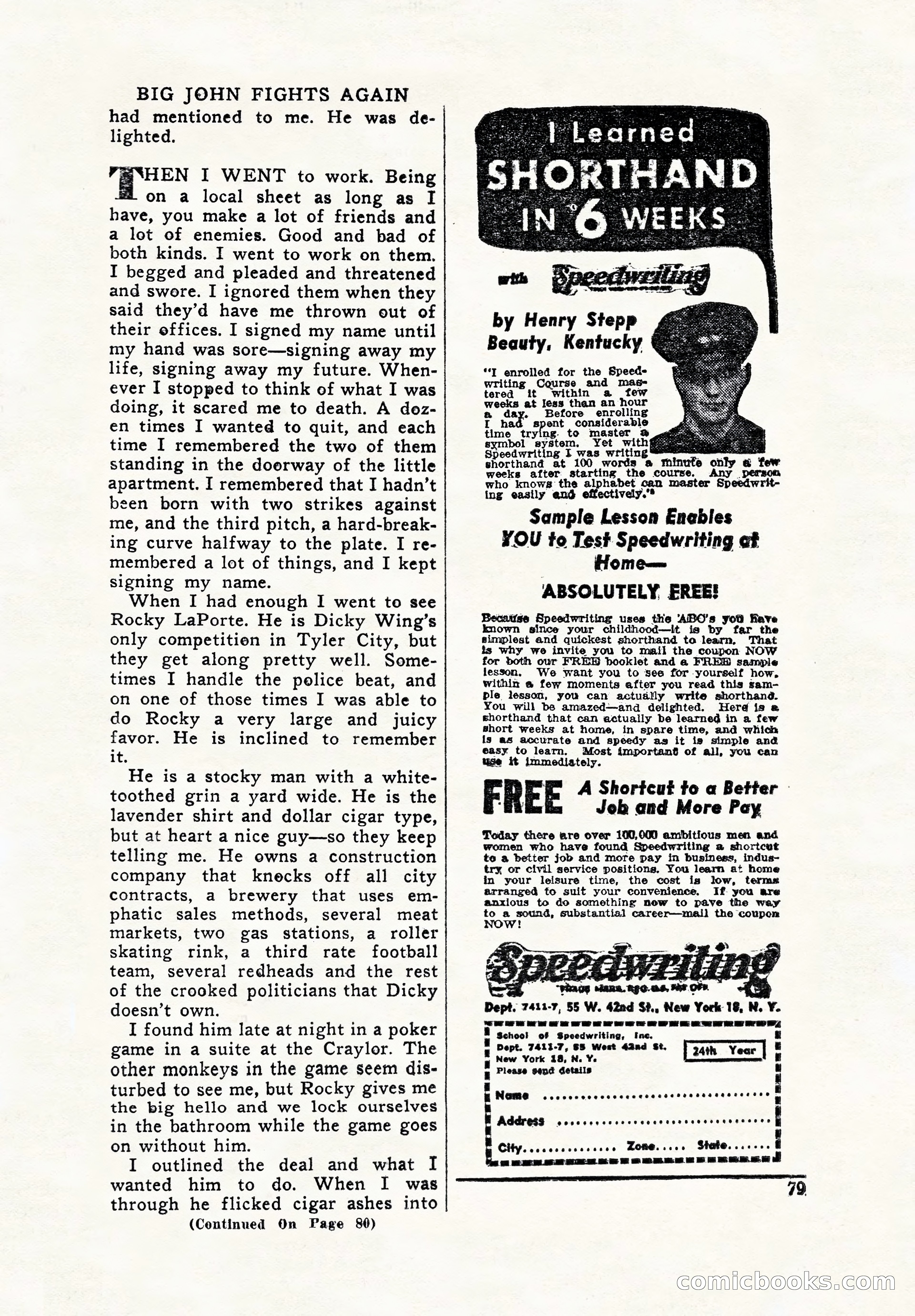 Super Sports, December 1947 — page 79 of 100