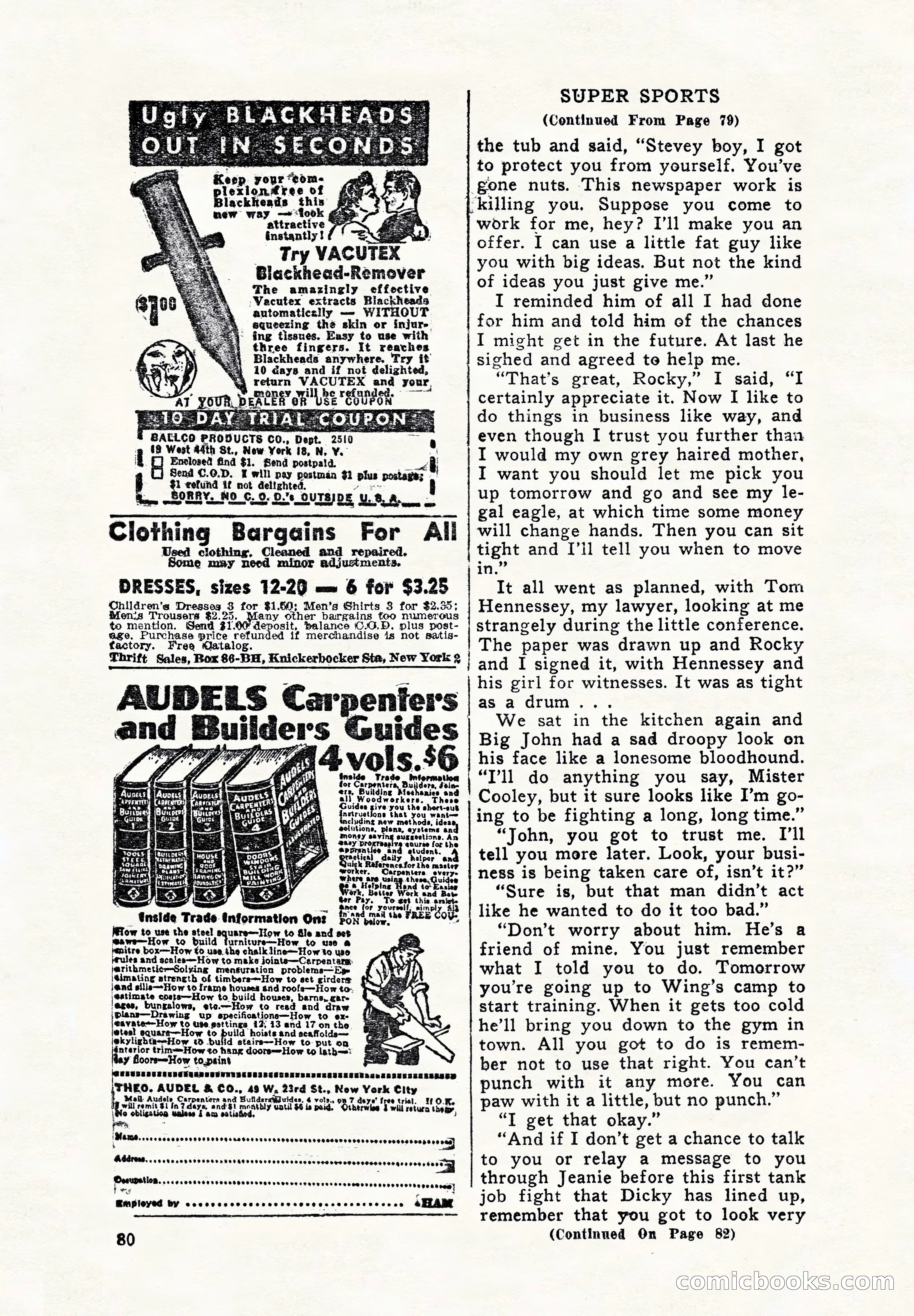 Super Sports, December 1947 — page 80 of 100
