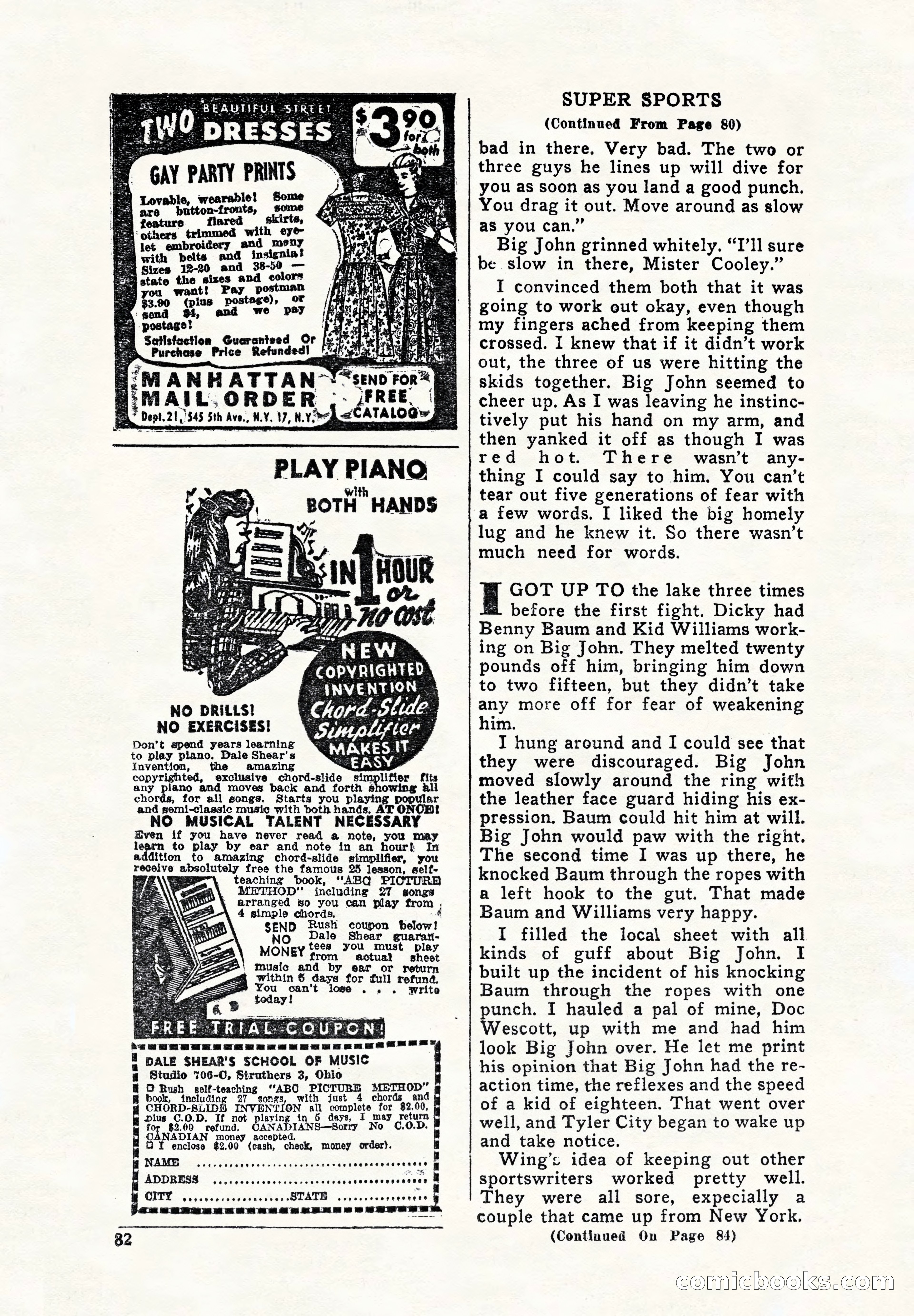 Super Sports, December 1947 — page 82 of 100