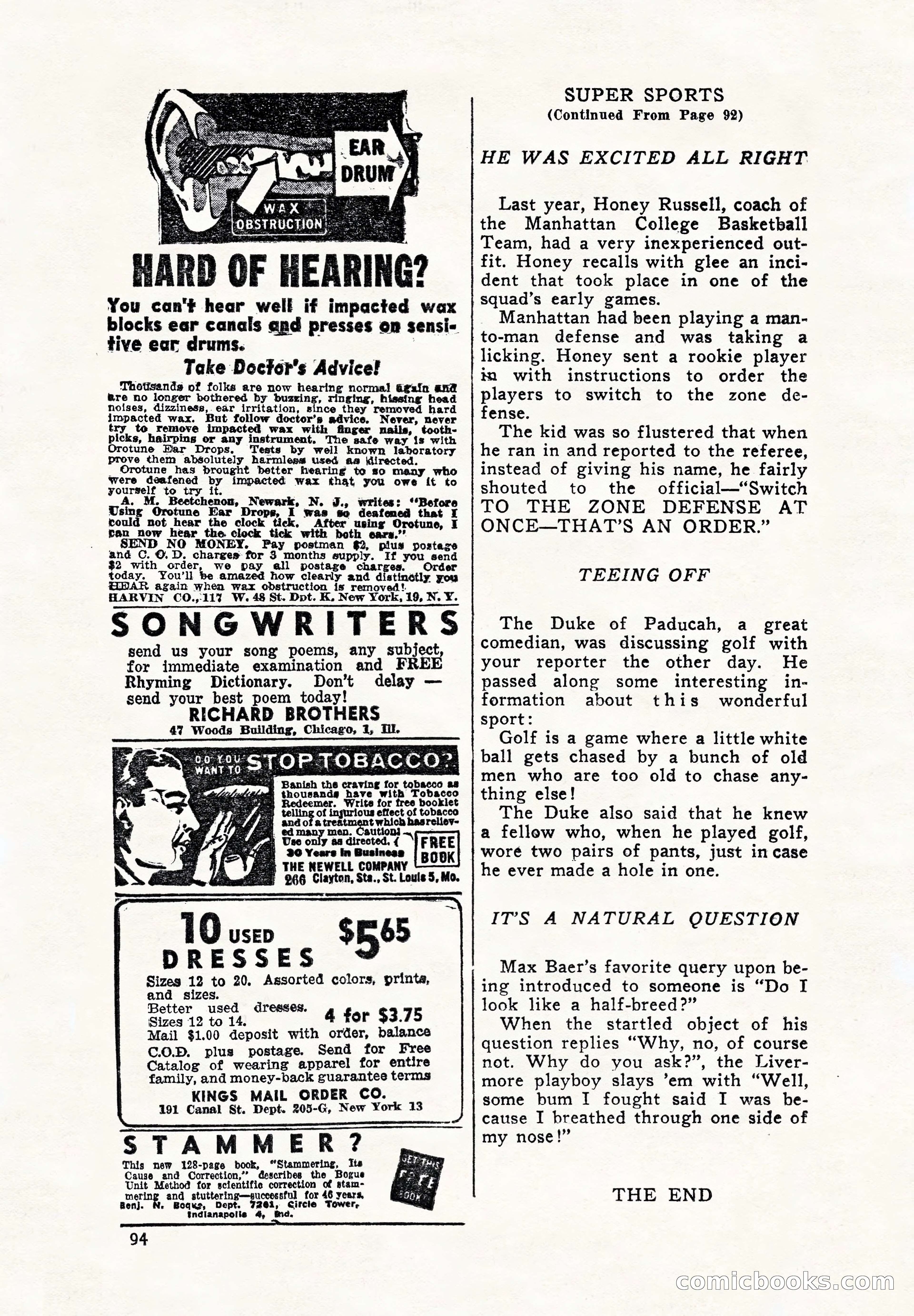 Super Sports, December 1947 — page 94 of 100
