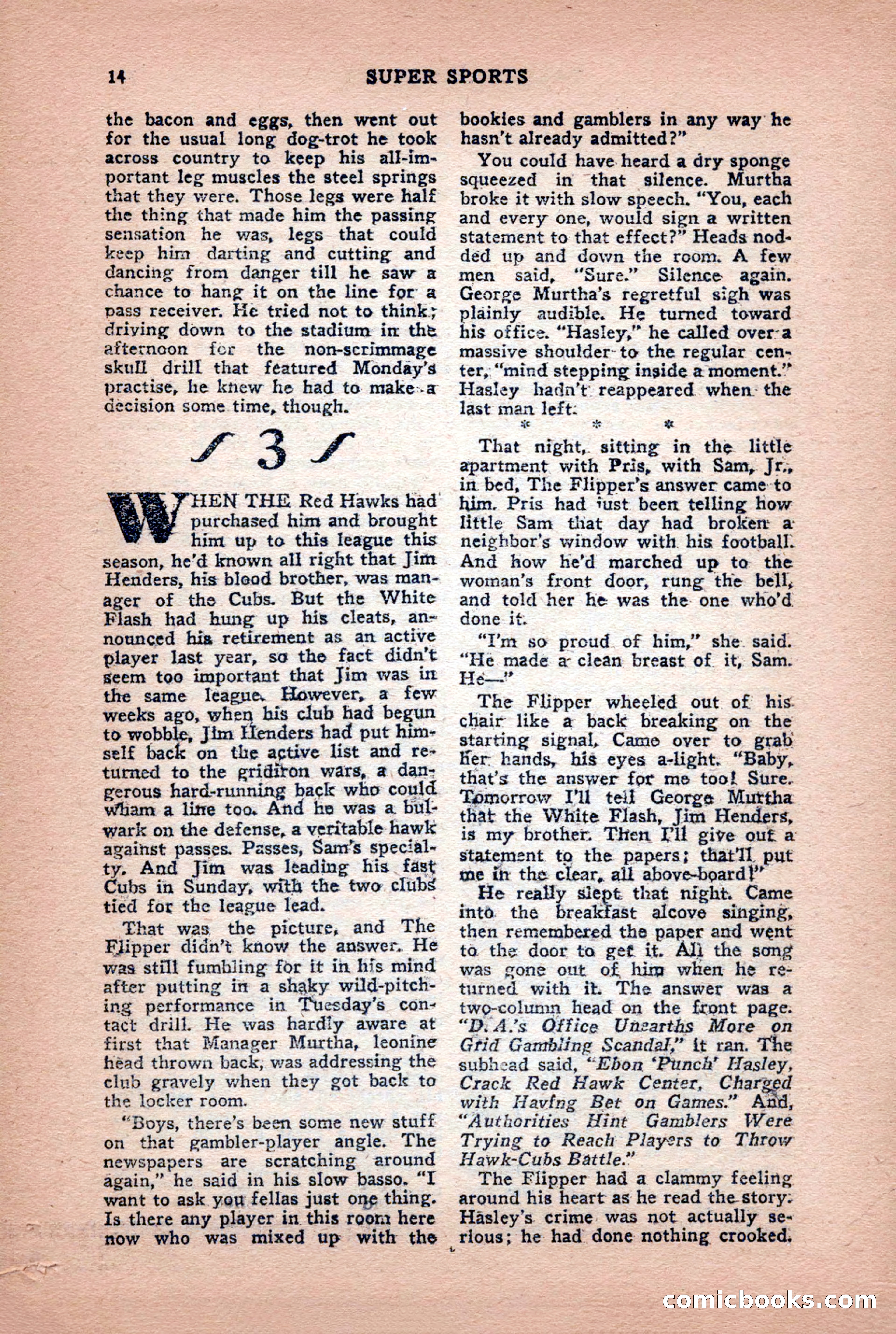Super Sports, January 1950 — page 14 of 100