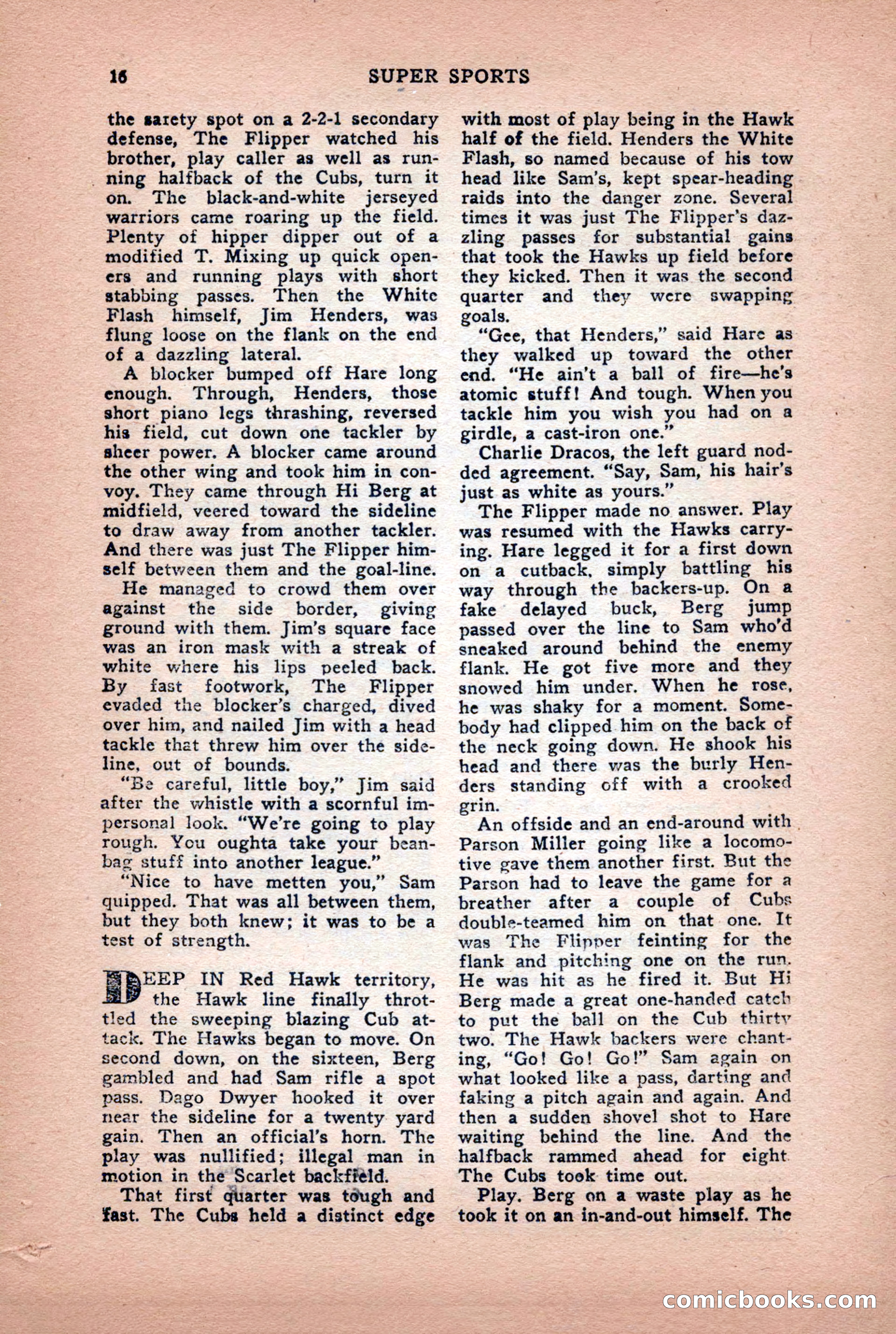 Super Sports, January 1950 — page 16 of 100