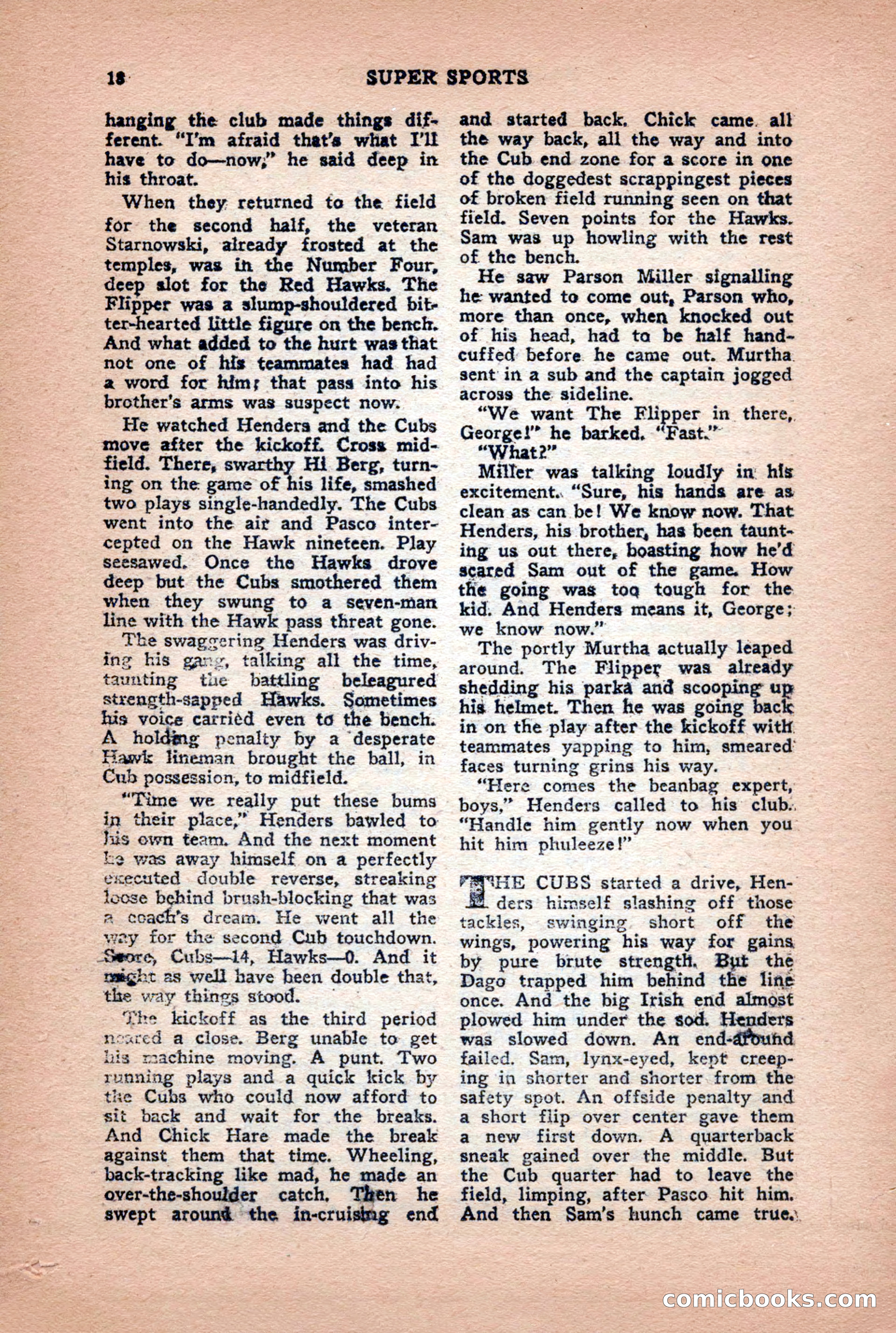 Super Sports, January 1950 — page 18 of 100