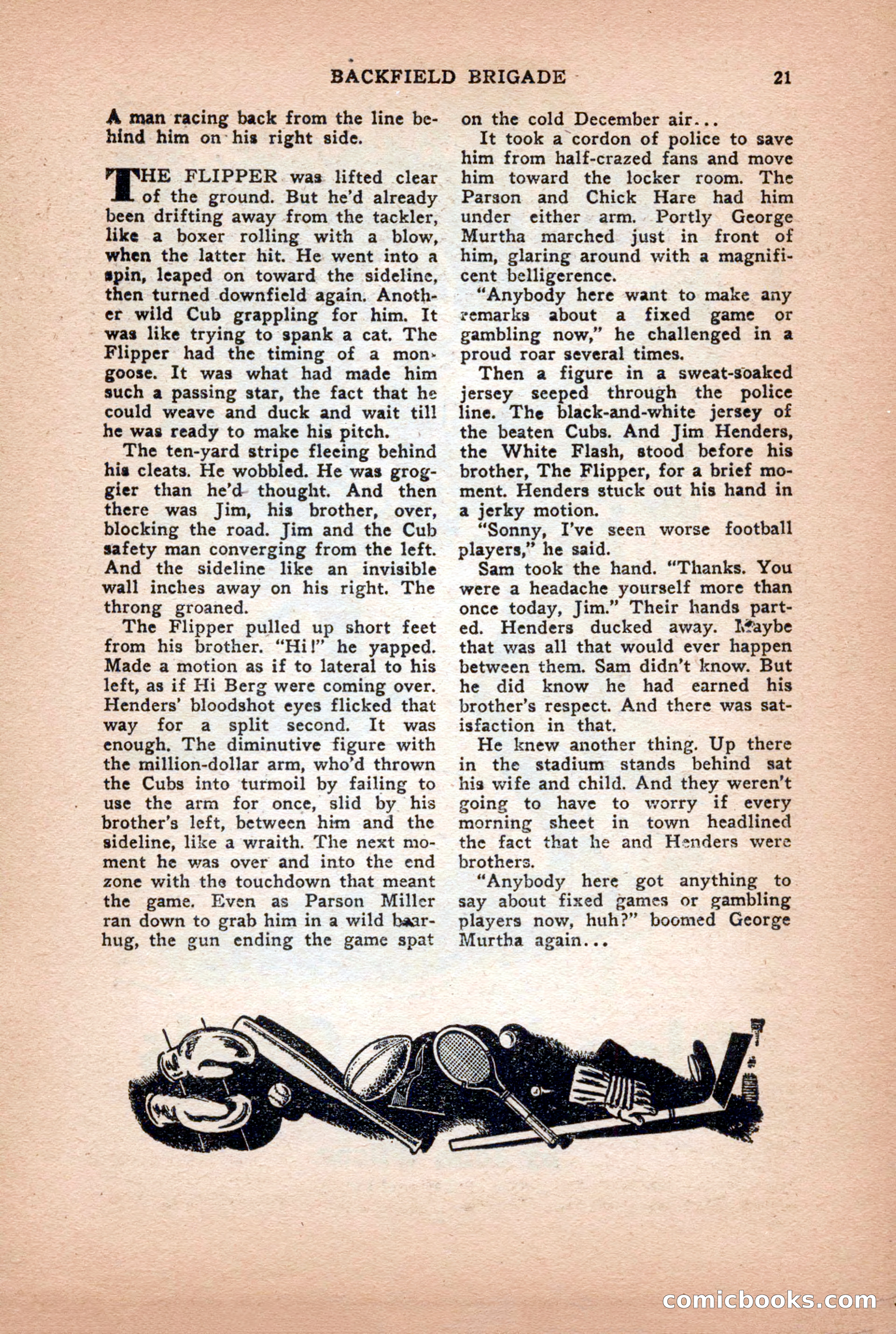 Super Sports, January 1950 — page 21 of 100