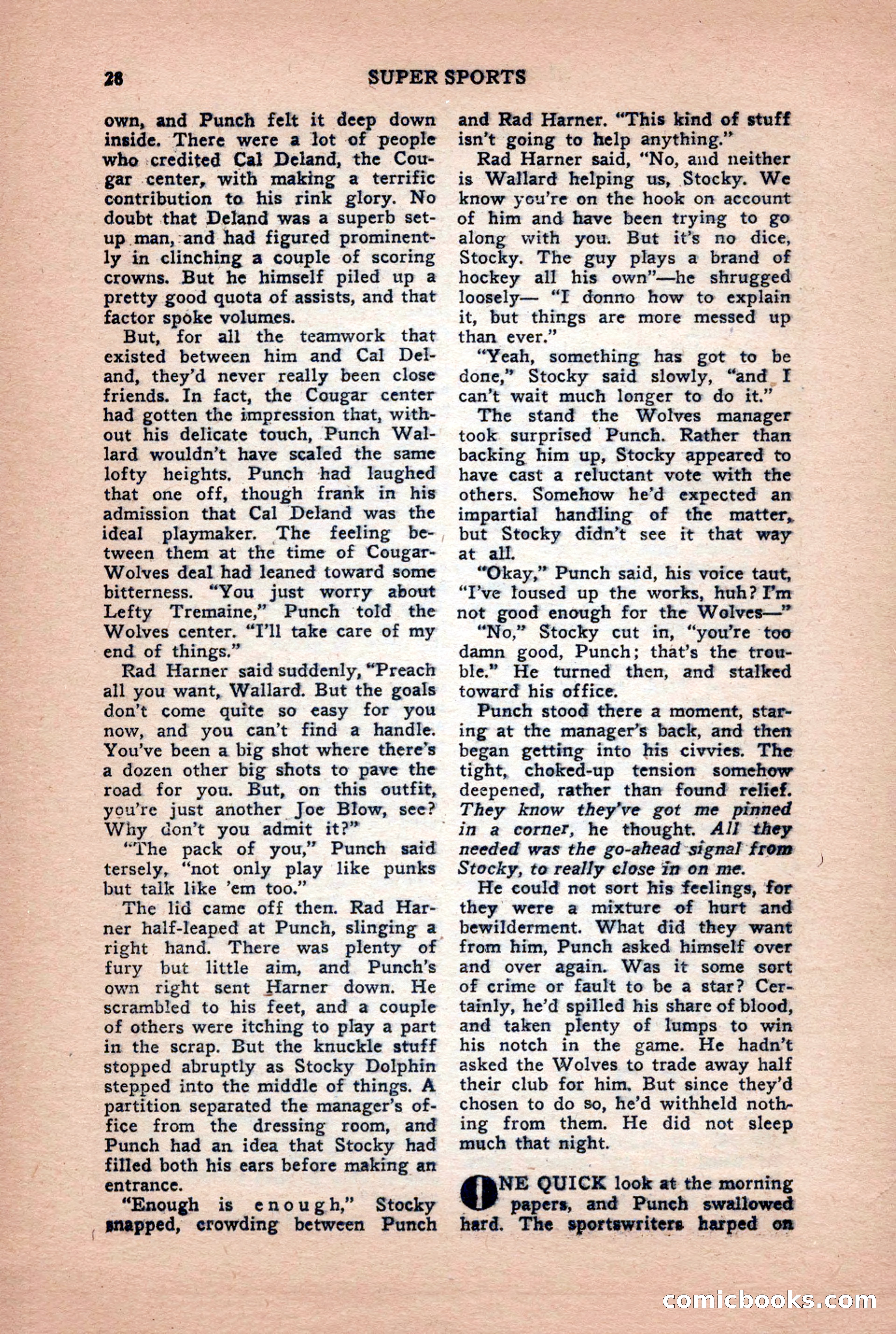 Super Sports, January 1950 — page 28 of 100