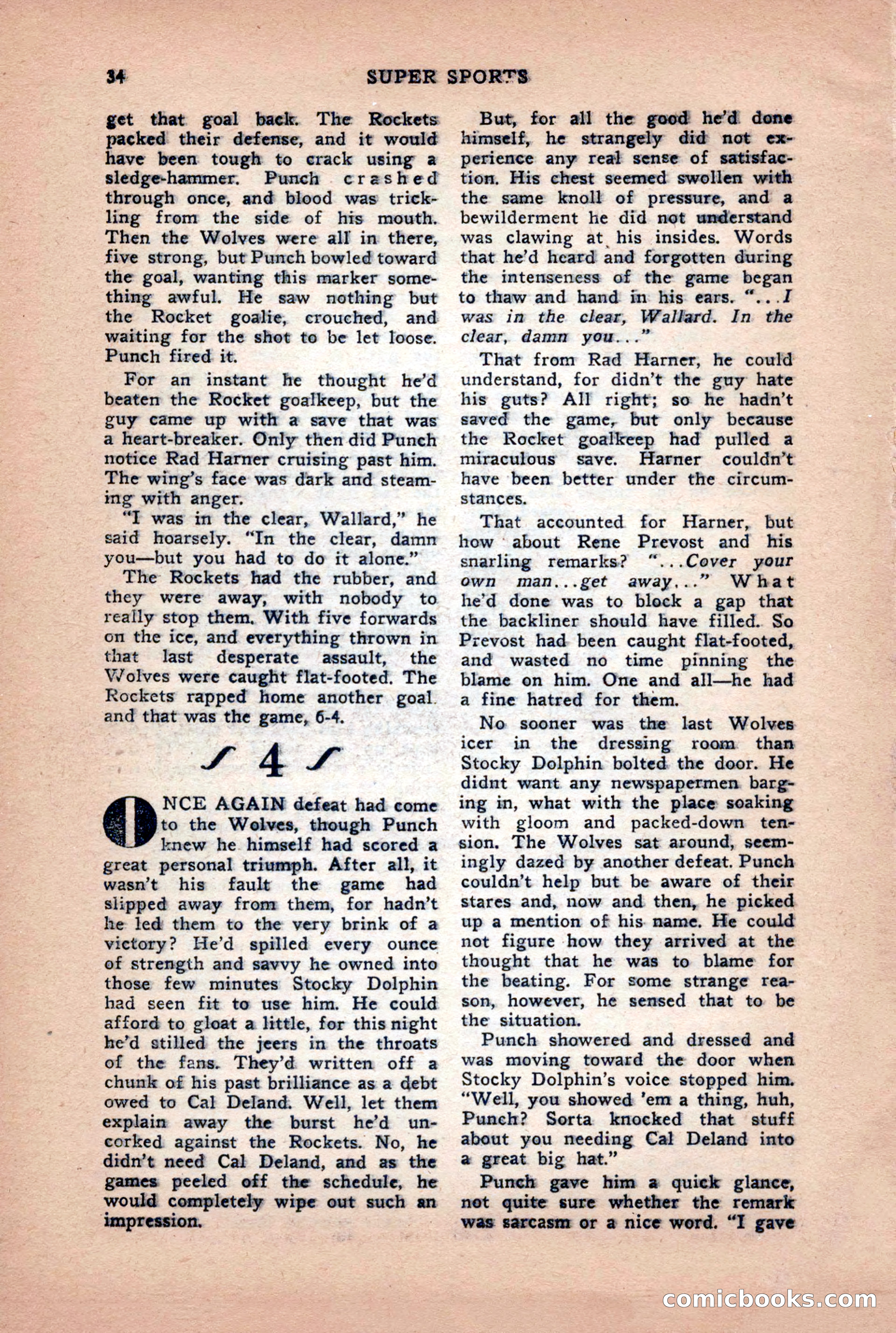 Super Sports, January 1950 — page 34 of 100
