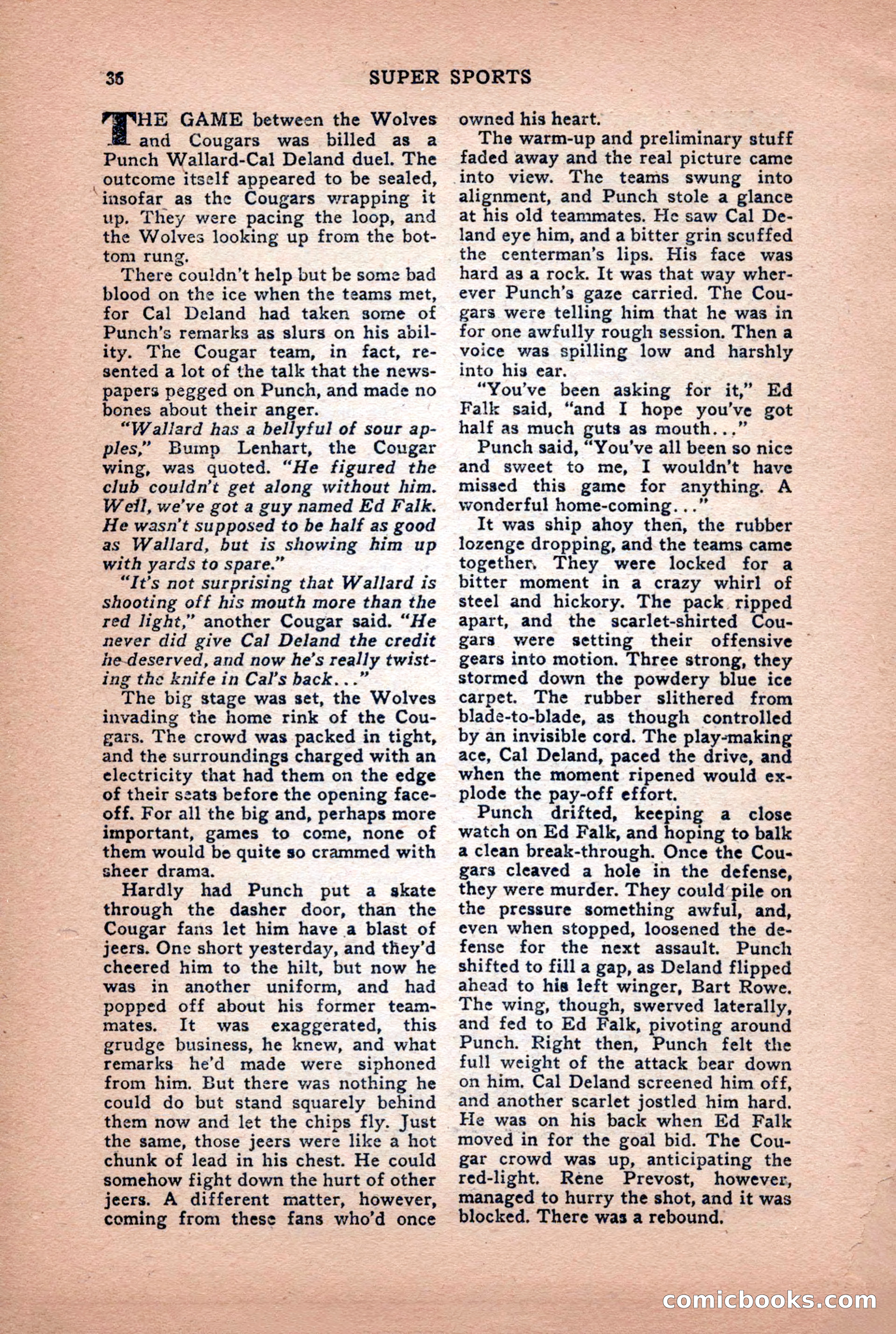 Super Sports, January 1950 — page 36 of 100