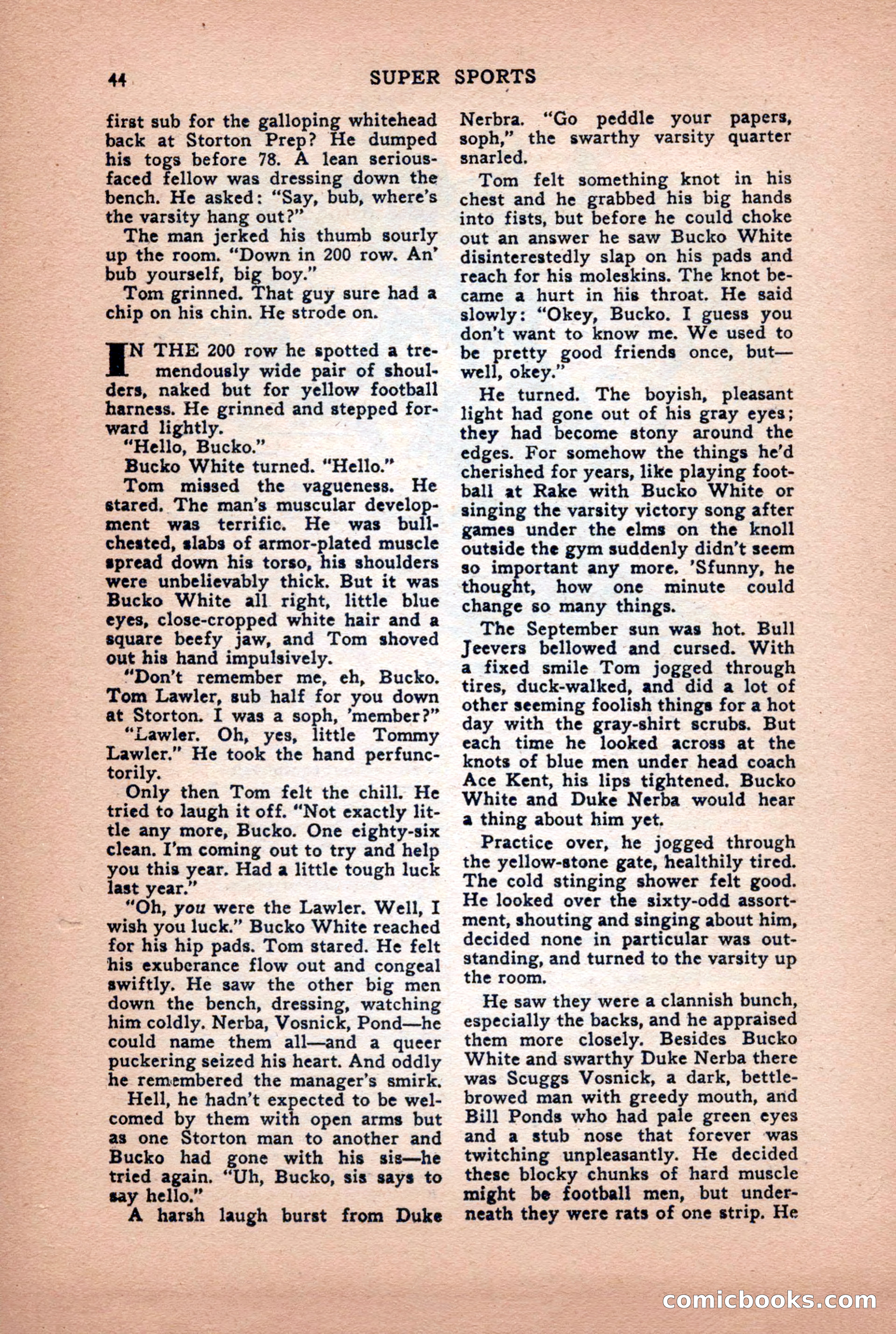 Super Sports, January 1950 — page 44 of 100