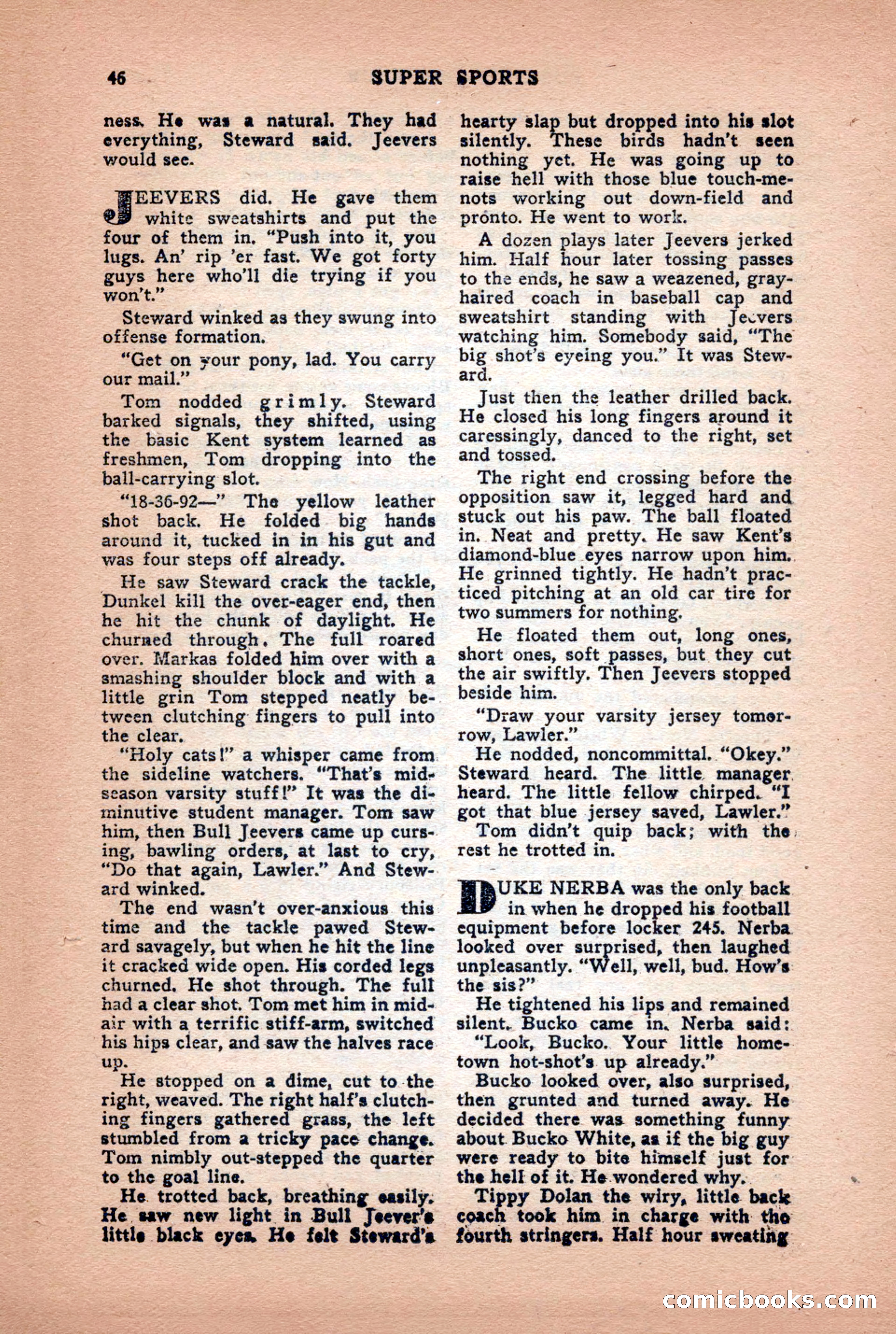 Super Sports, January 1950 — page 46 of 100