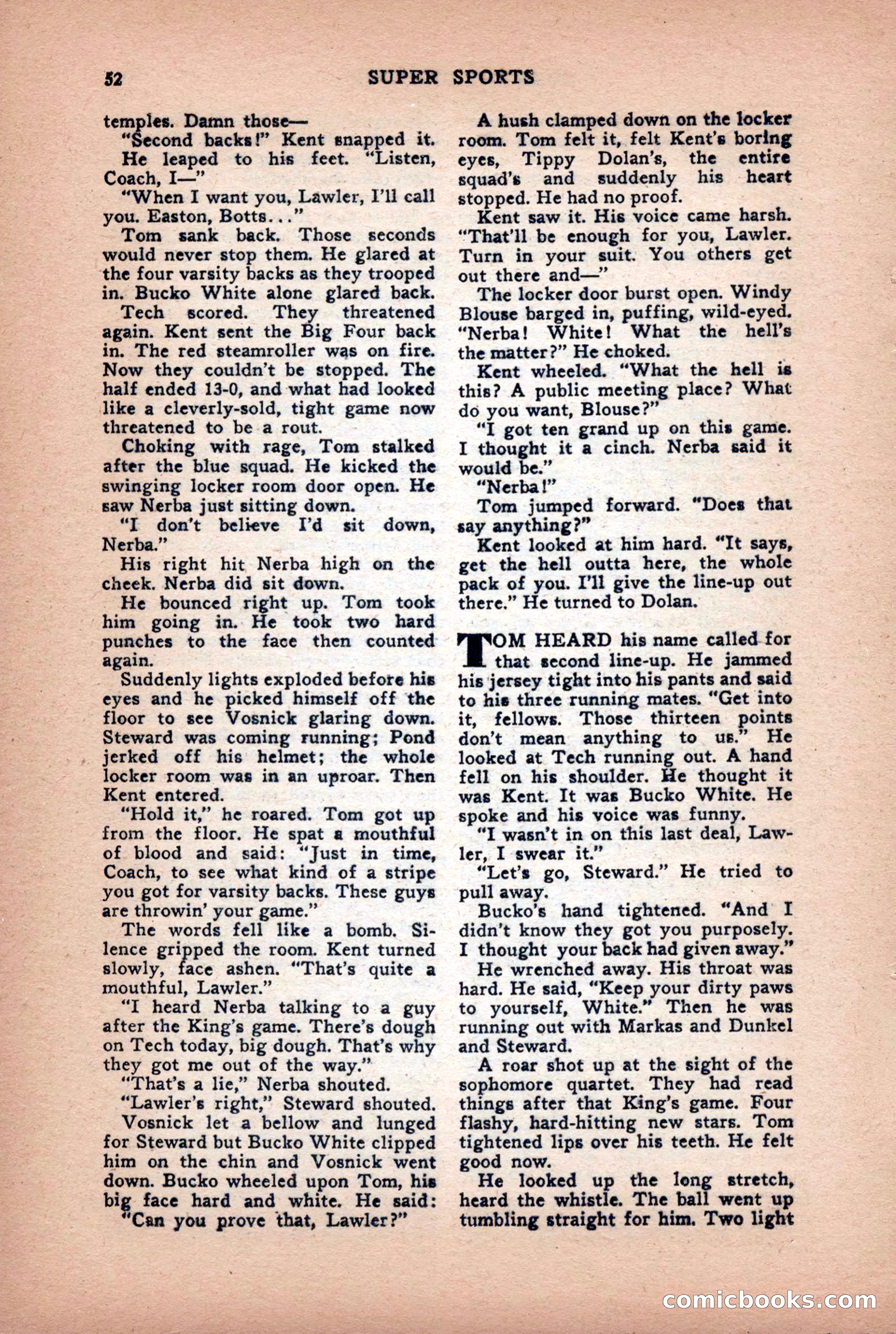 Super Sports, January 1950 — page 52 of 100