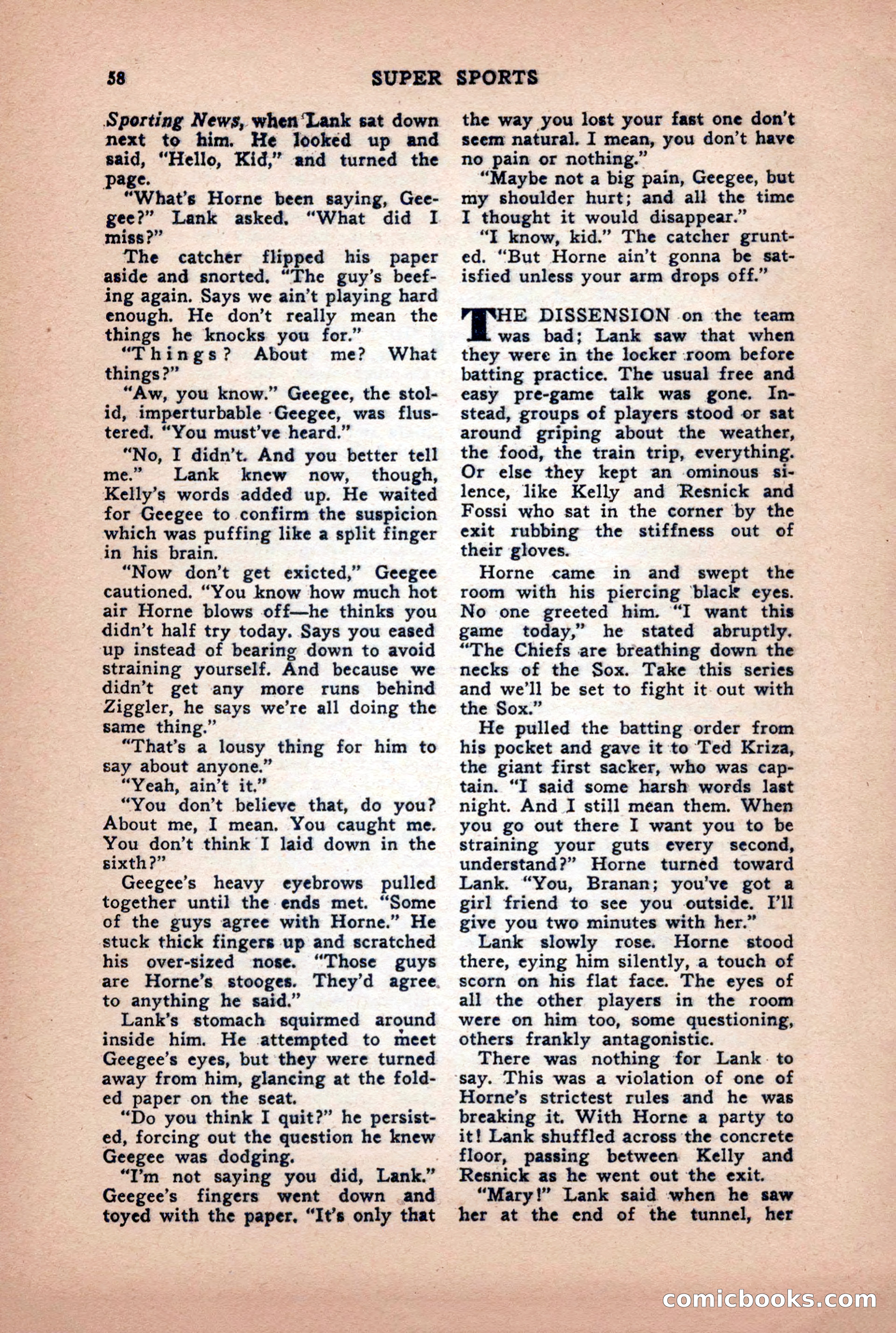 Super Sports, January 1950 — page 58 of 100