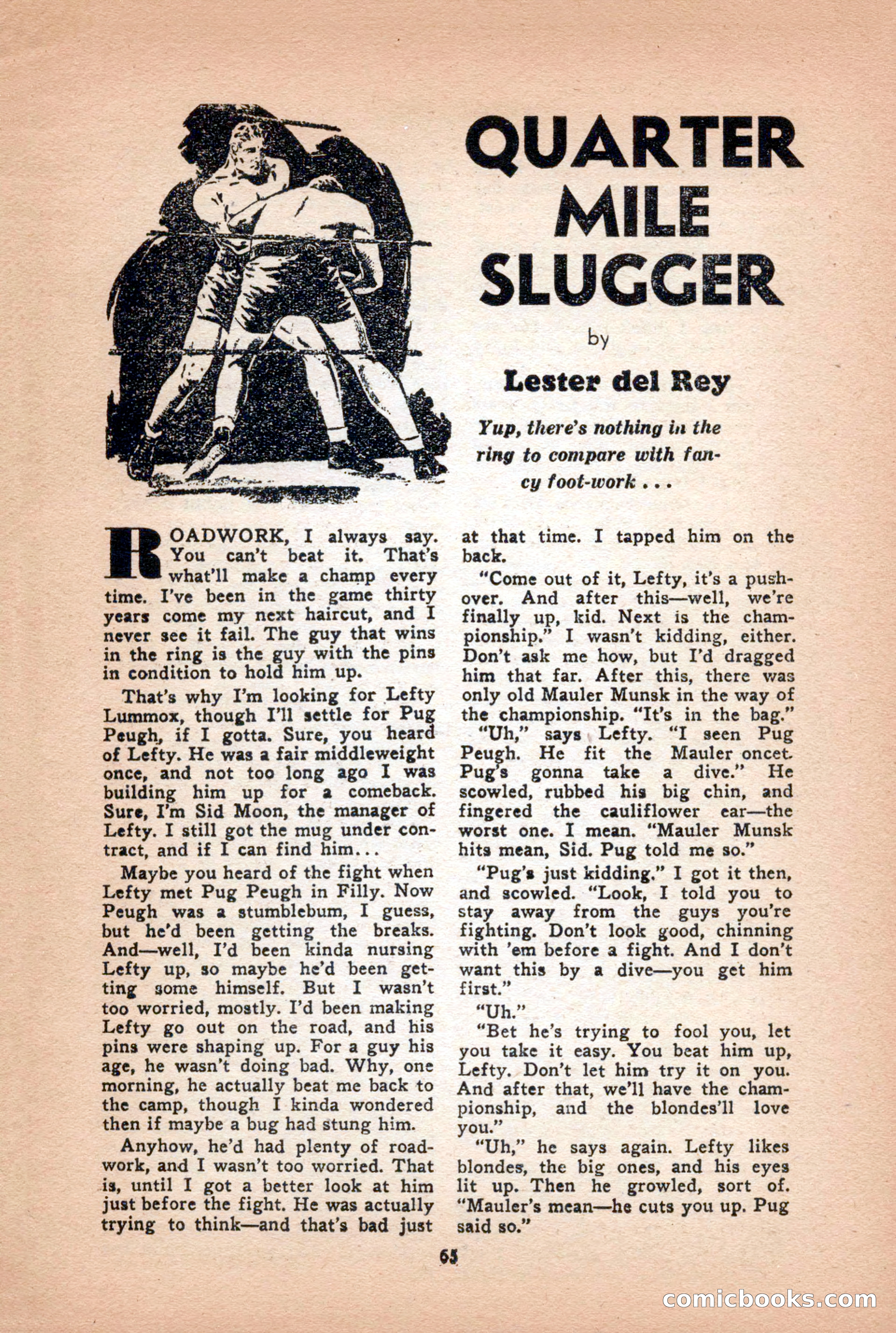 Super Sports, January 1950 — page 65 of 100