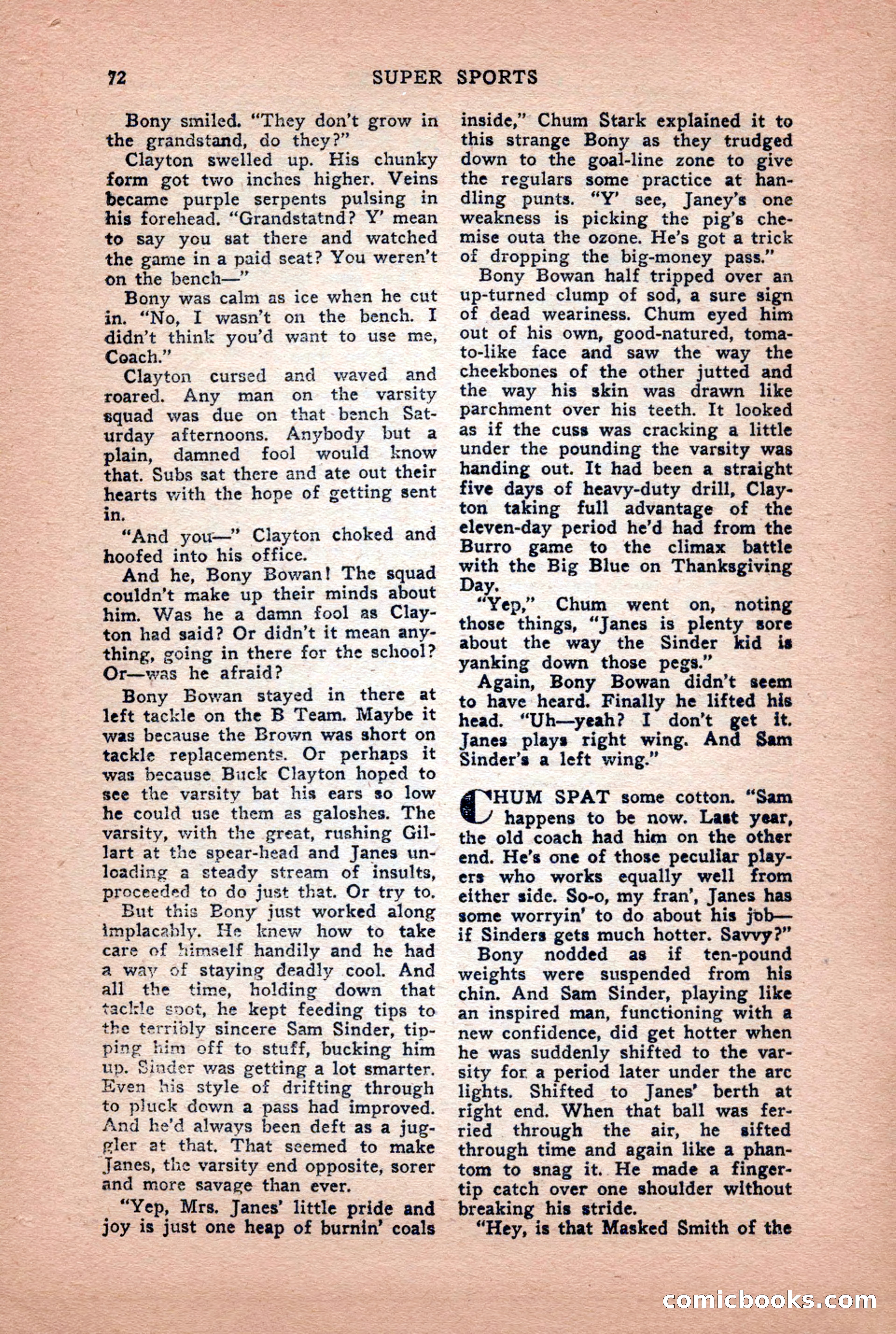 Super Sports, January 1950 — page 72 of 100