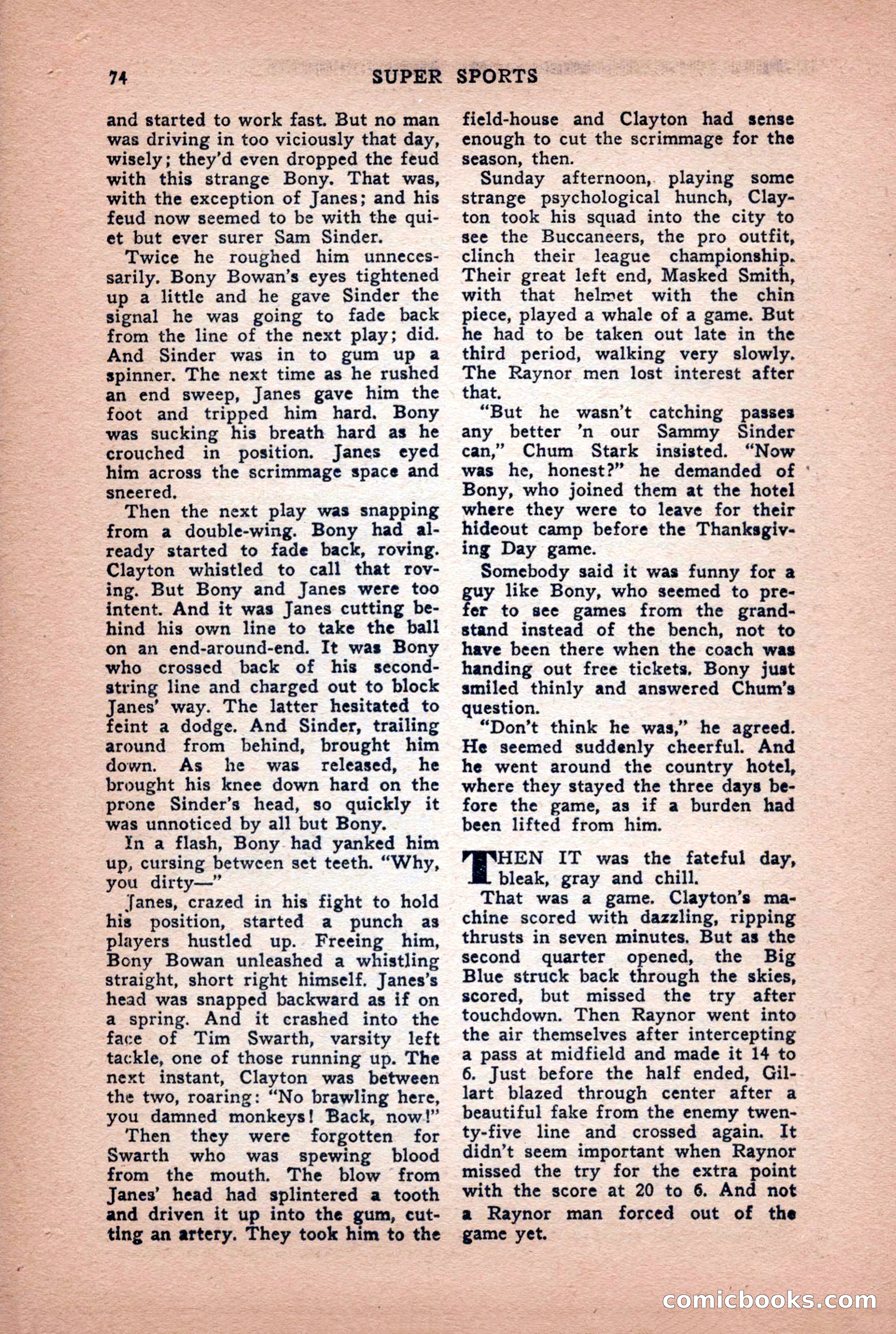 Super Sports, January 1950 — page 74 of 100