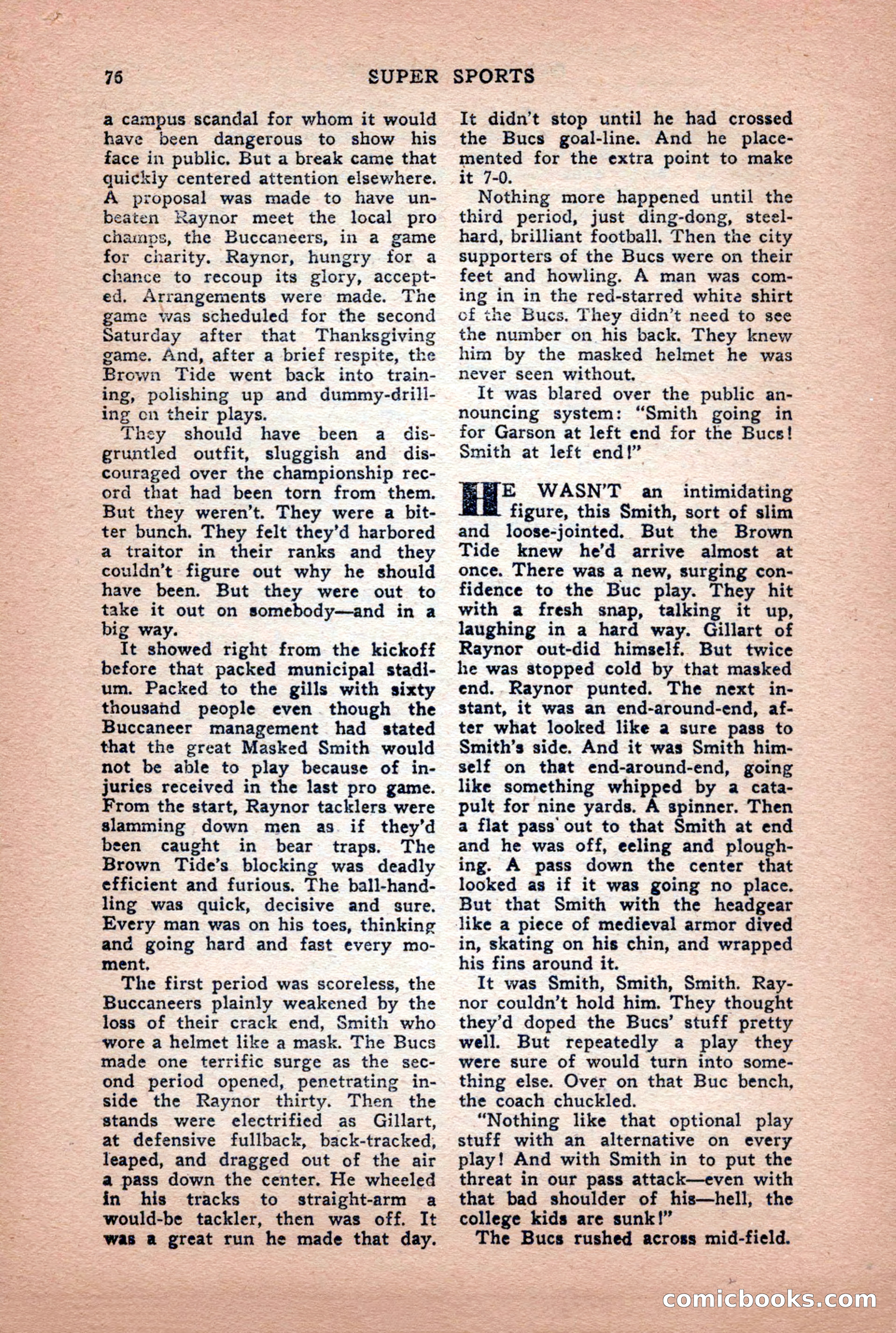 Super Sports, January 1950 — page 76 of 100