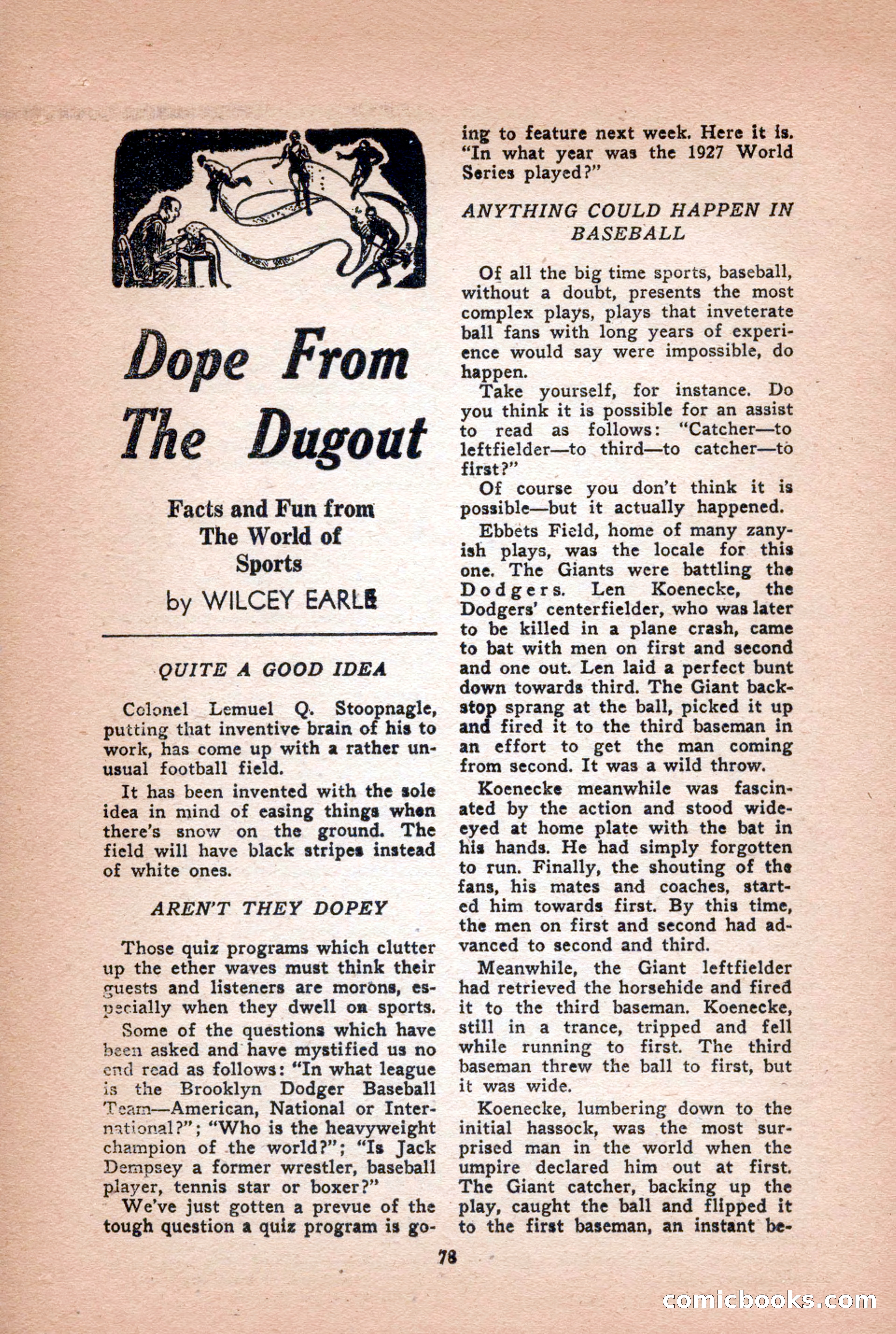 Super Sports, January 1950 — page 78 of 100