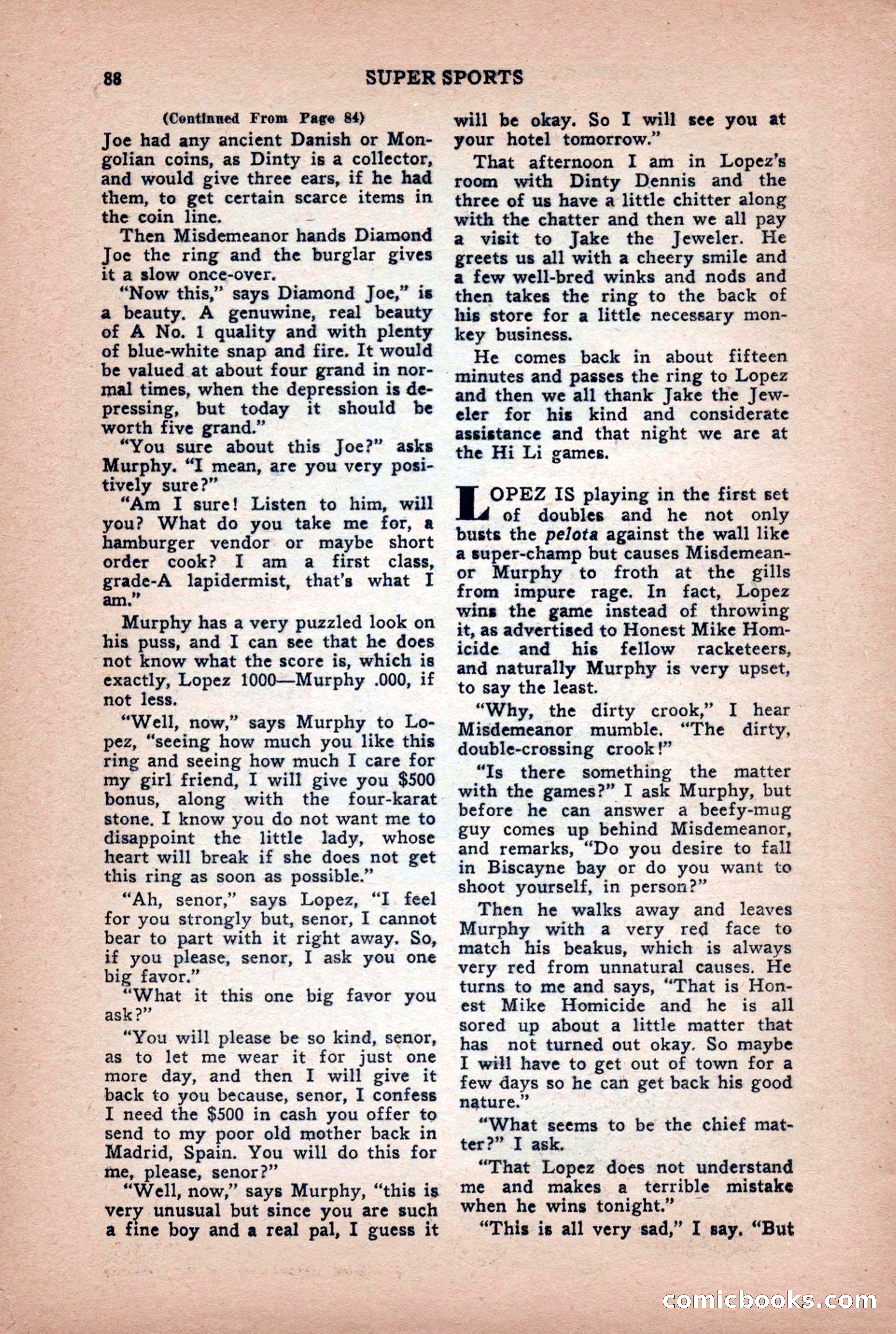 Super Sports, January 1950 — page 88 of 100