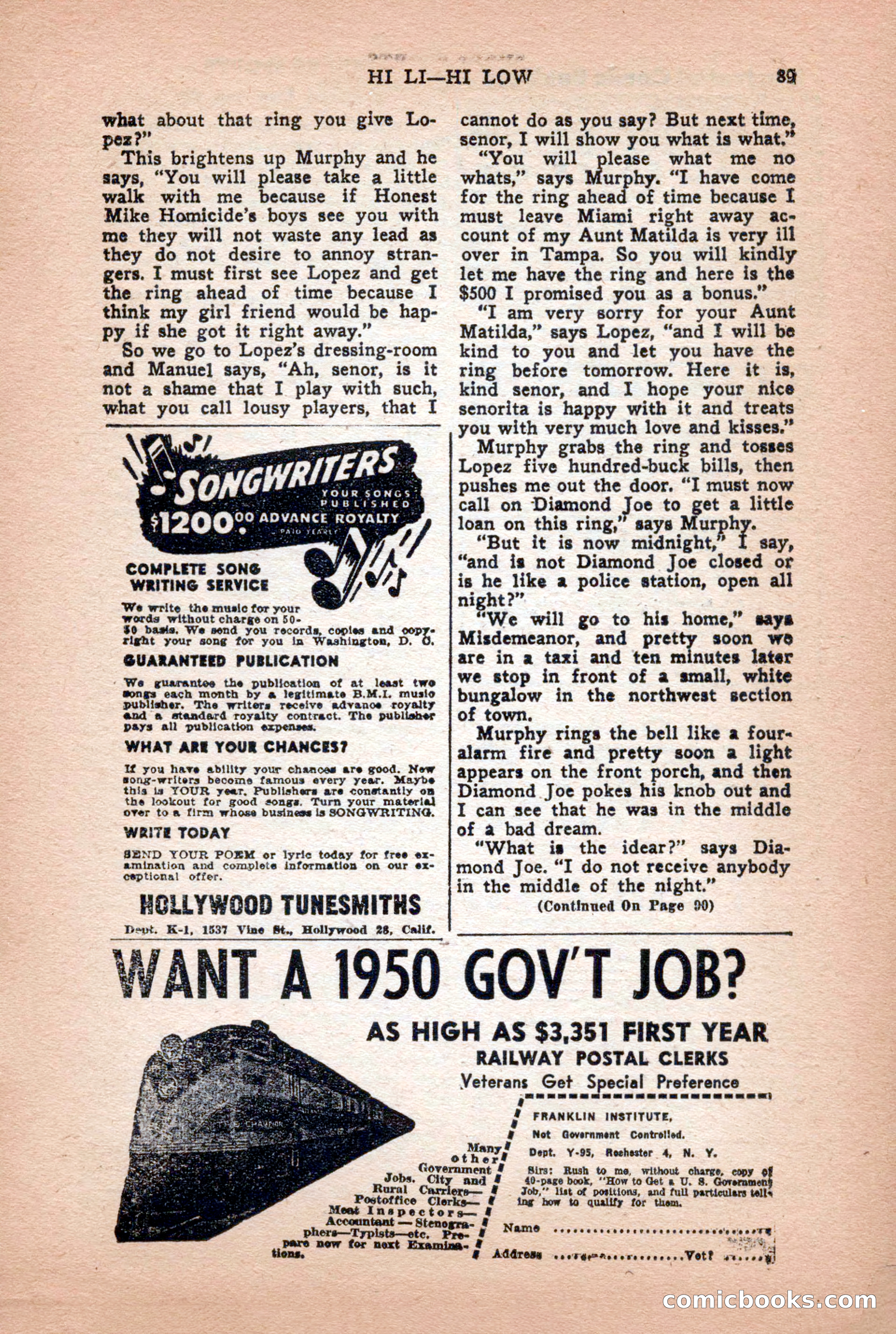Super Sports, January 1950 — page 89 of 100