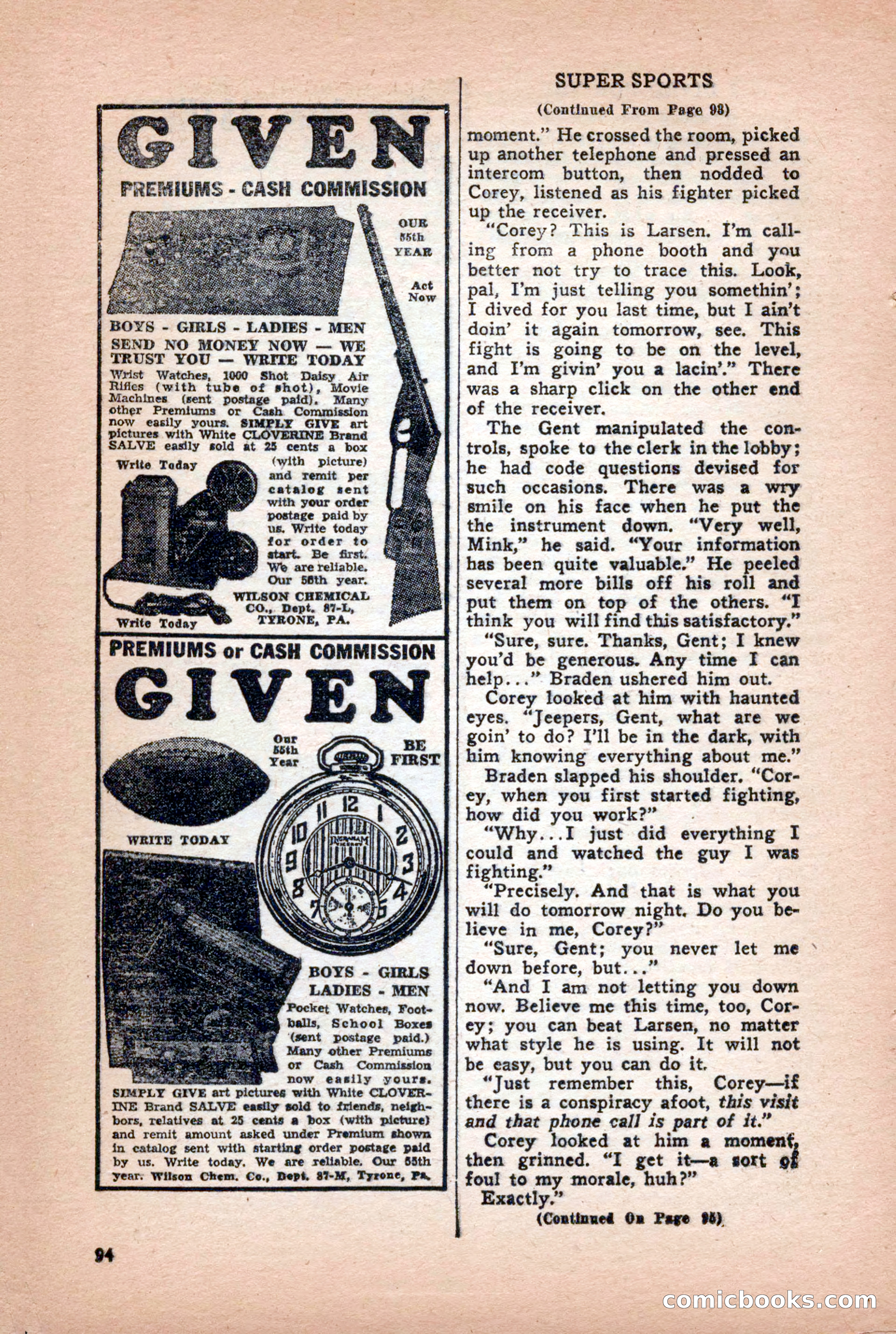 Super Sports, January 1950 — page 94 of 100