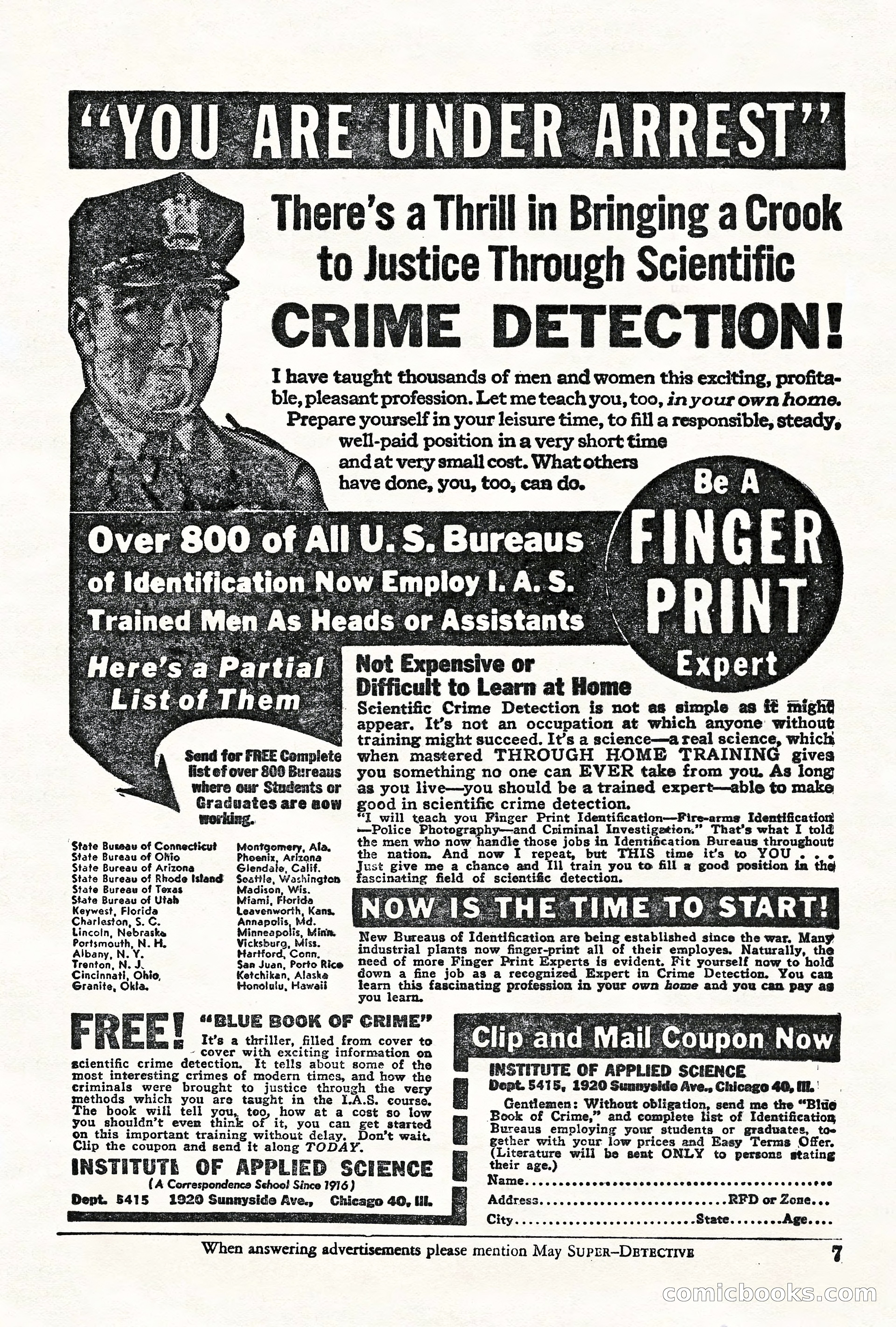 Super-Detective, May 1950 — page 7 of 132