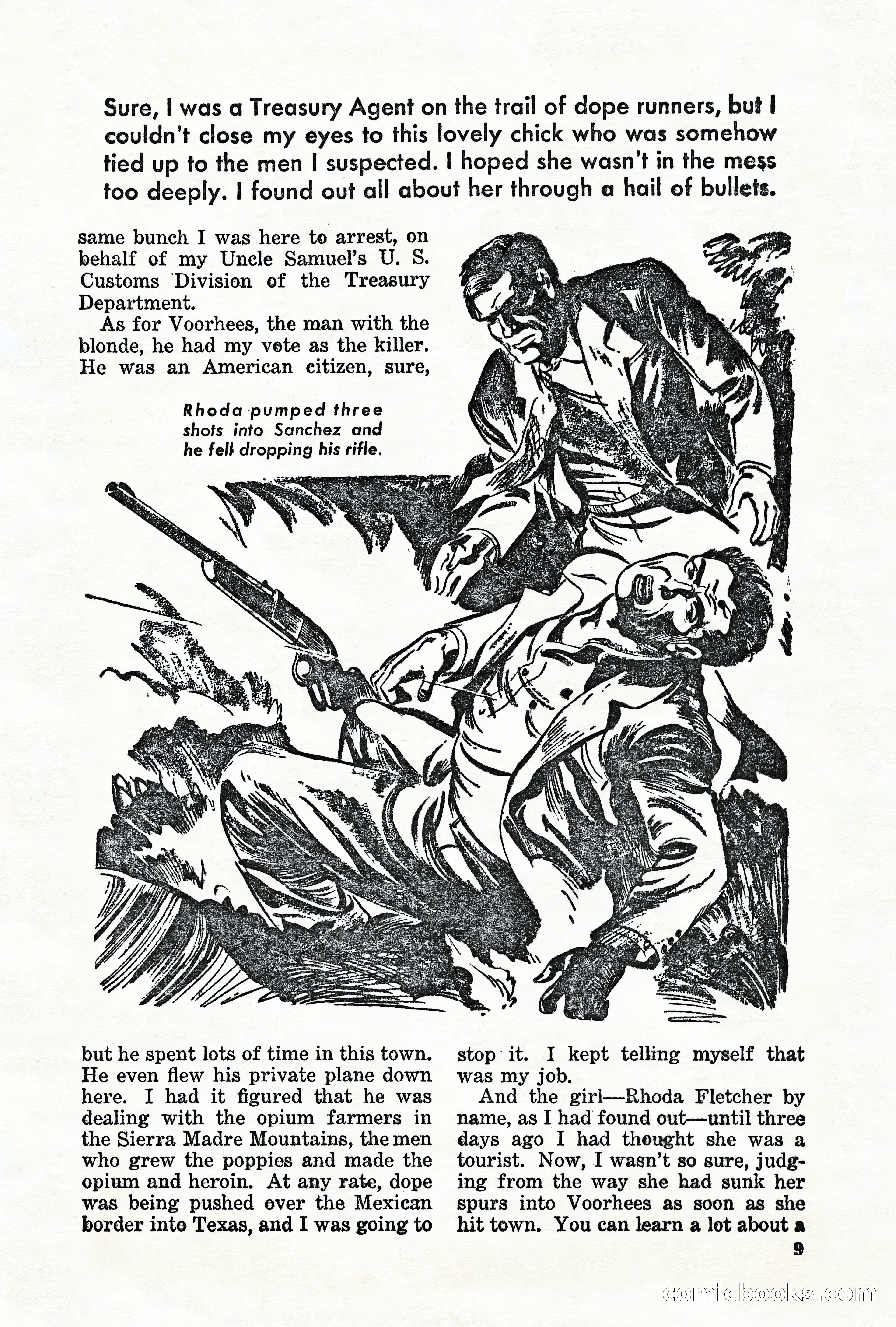 Super-Detective, May 1950 — page 9 of 132