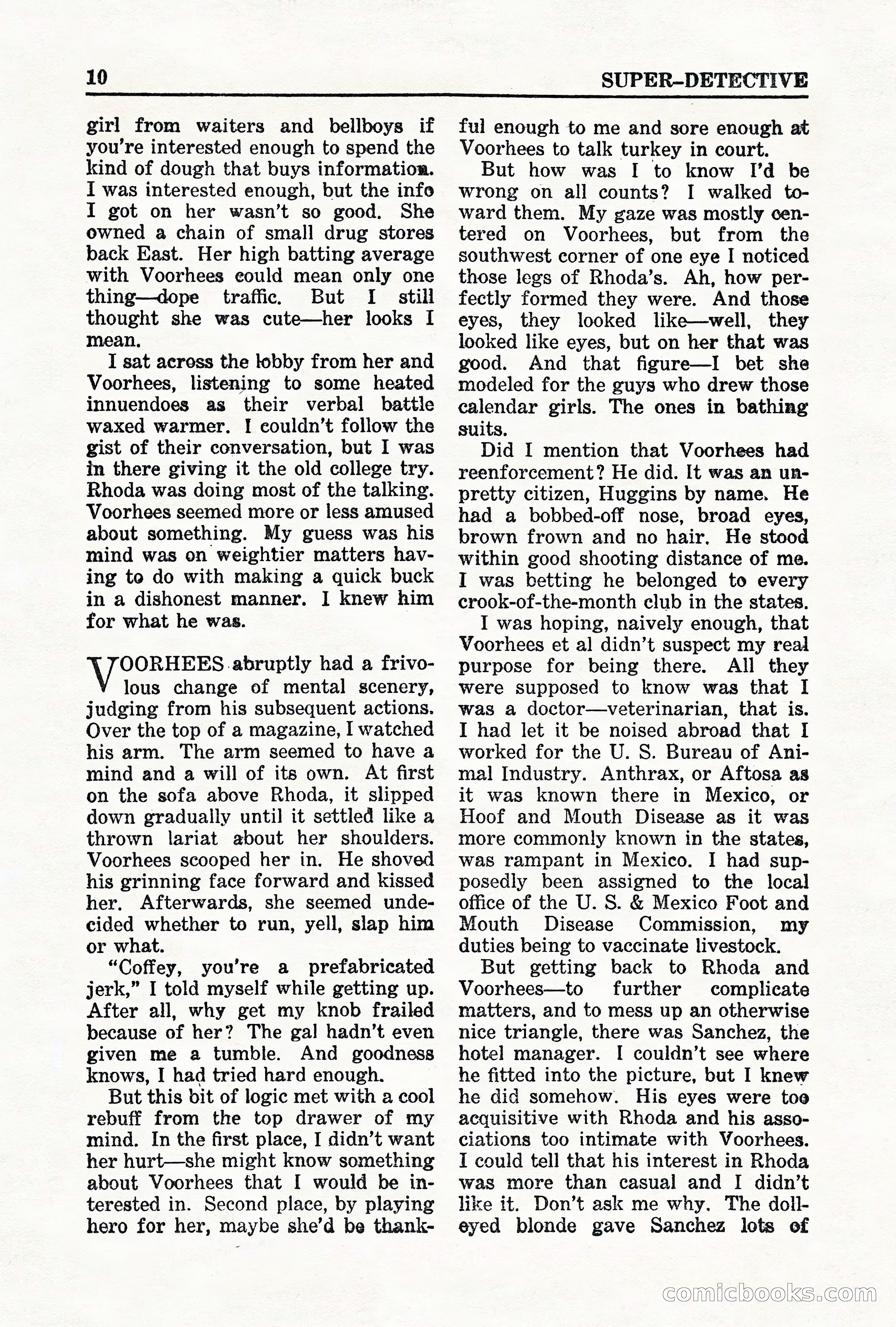 Super-Detective, May 1950 — page 10 of 132