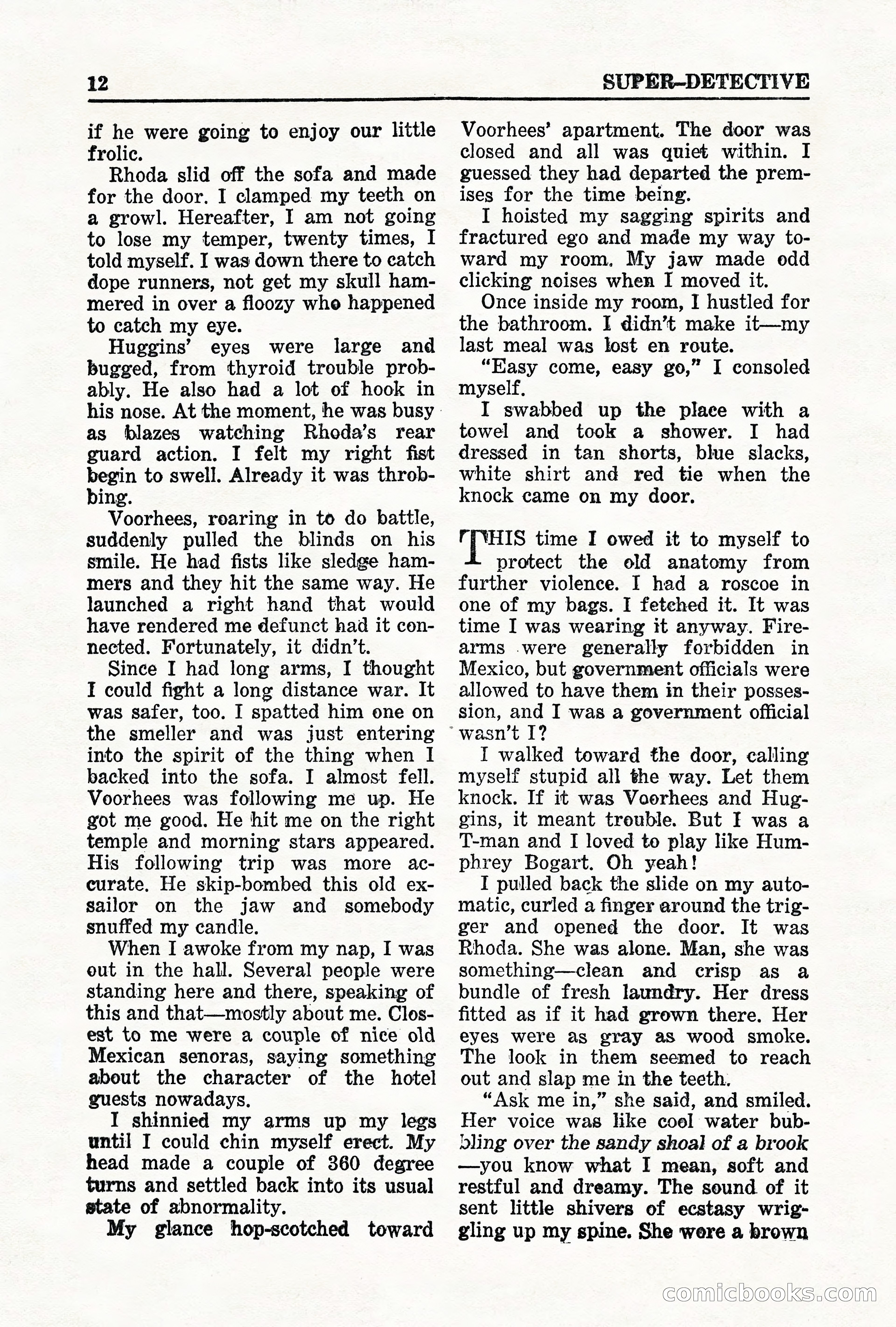 Super-Detective, May 1950 — page 12 of 132