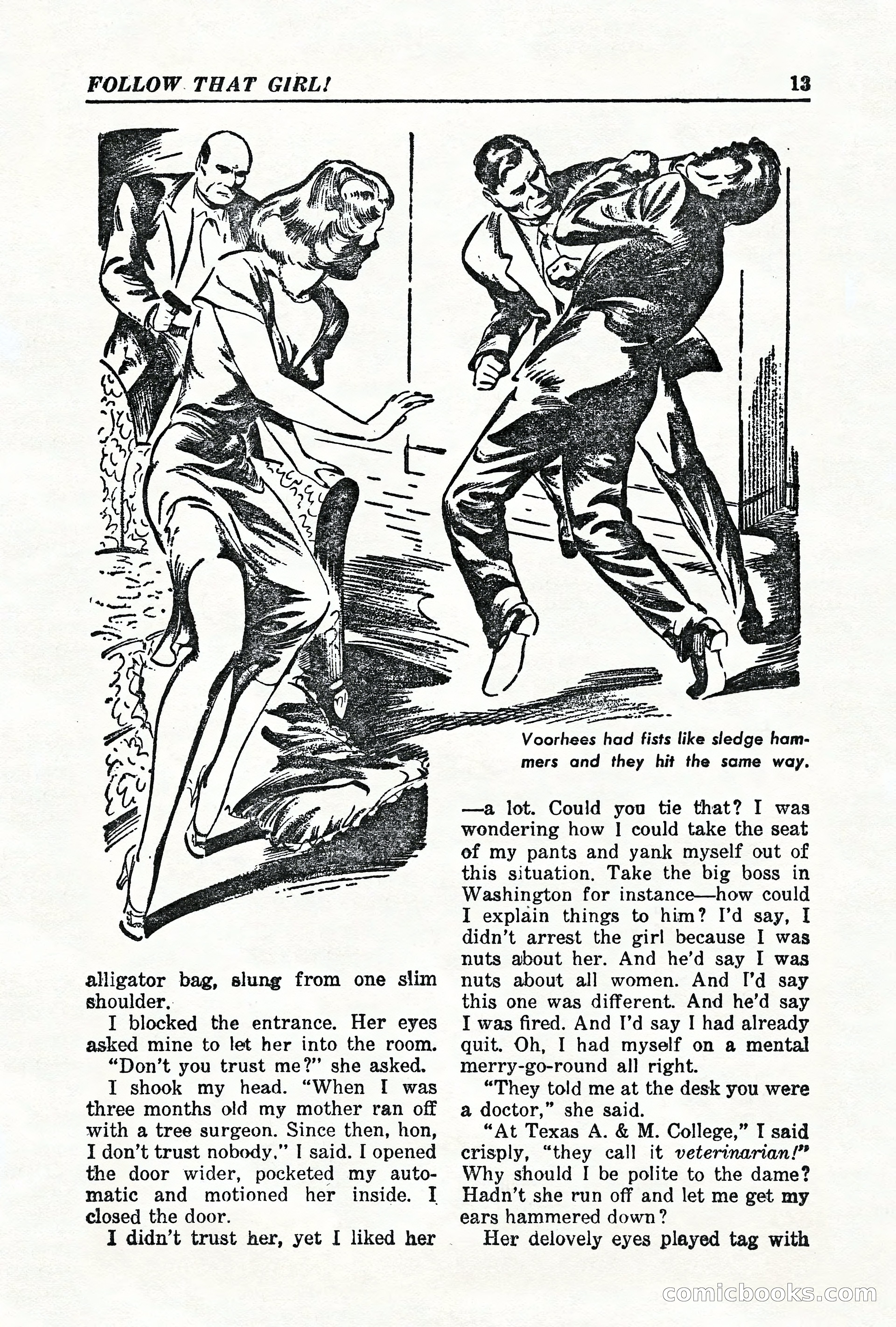 Super-Detective, May 1950 — page 13 of 132