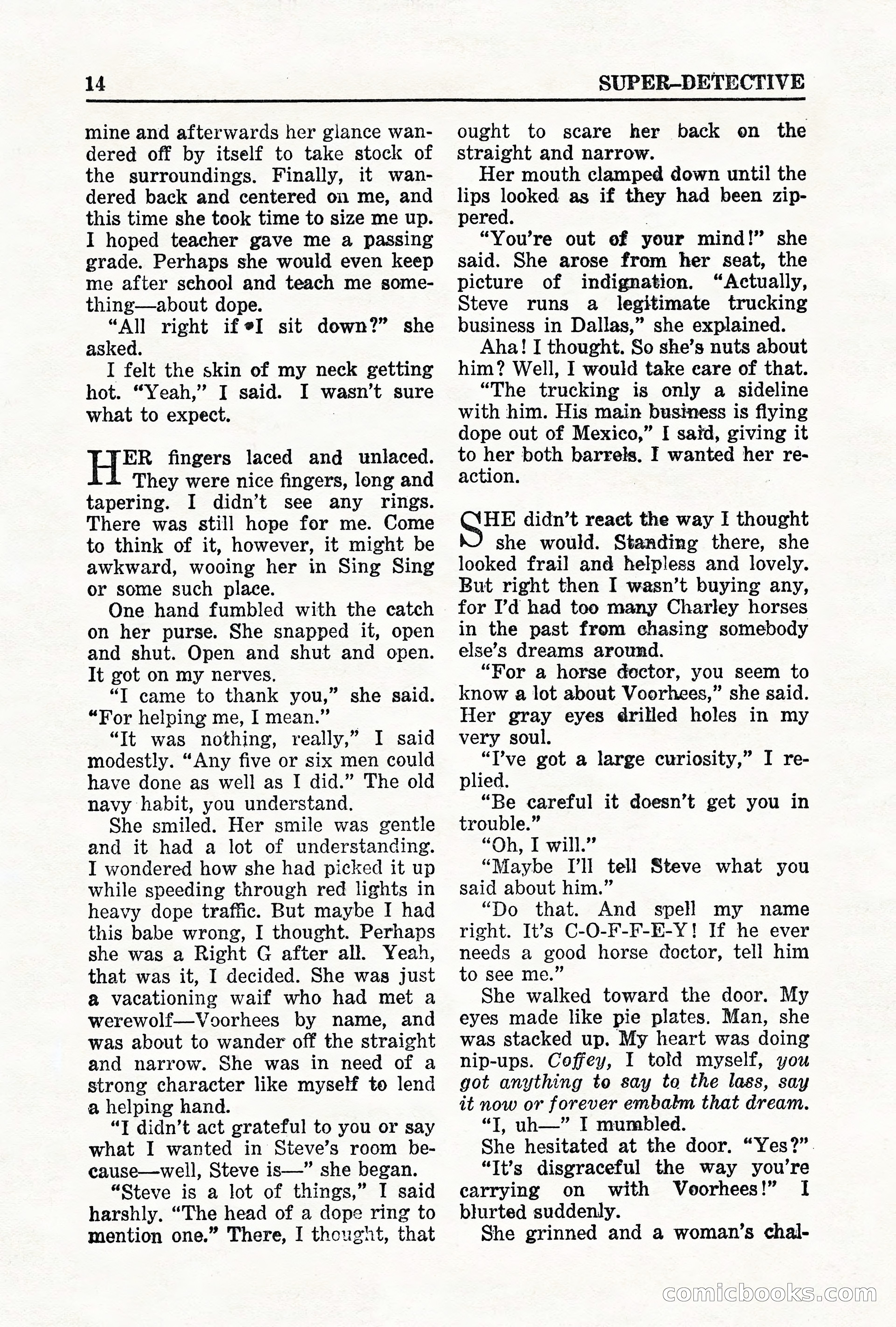 Super-Detective, May 1950 — page 14 of 132