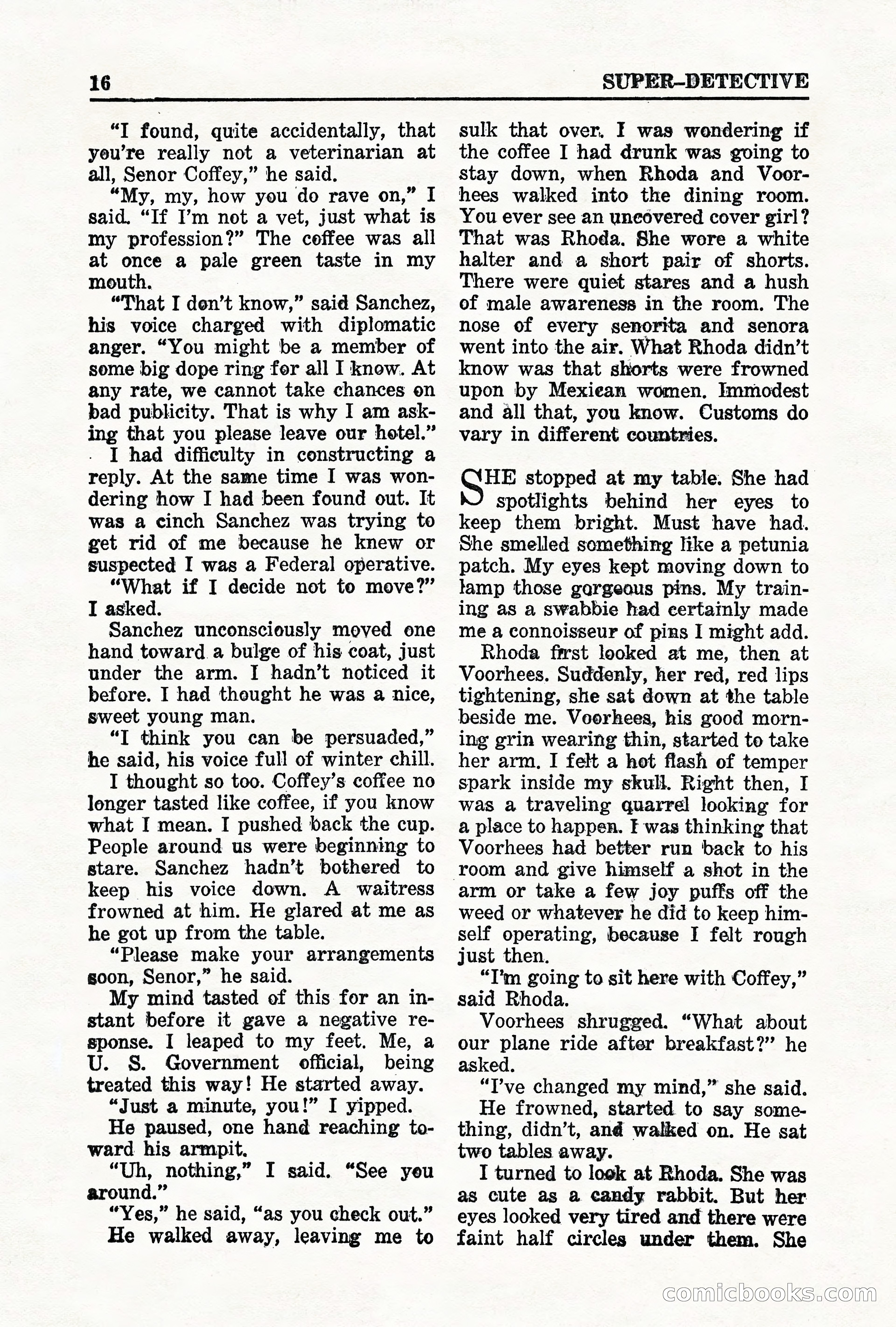 Super-Detective, May 1950 — page 16 of 132