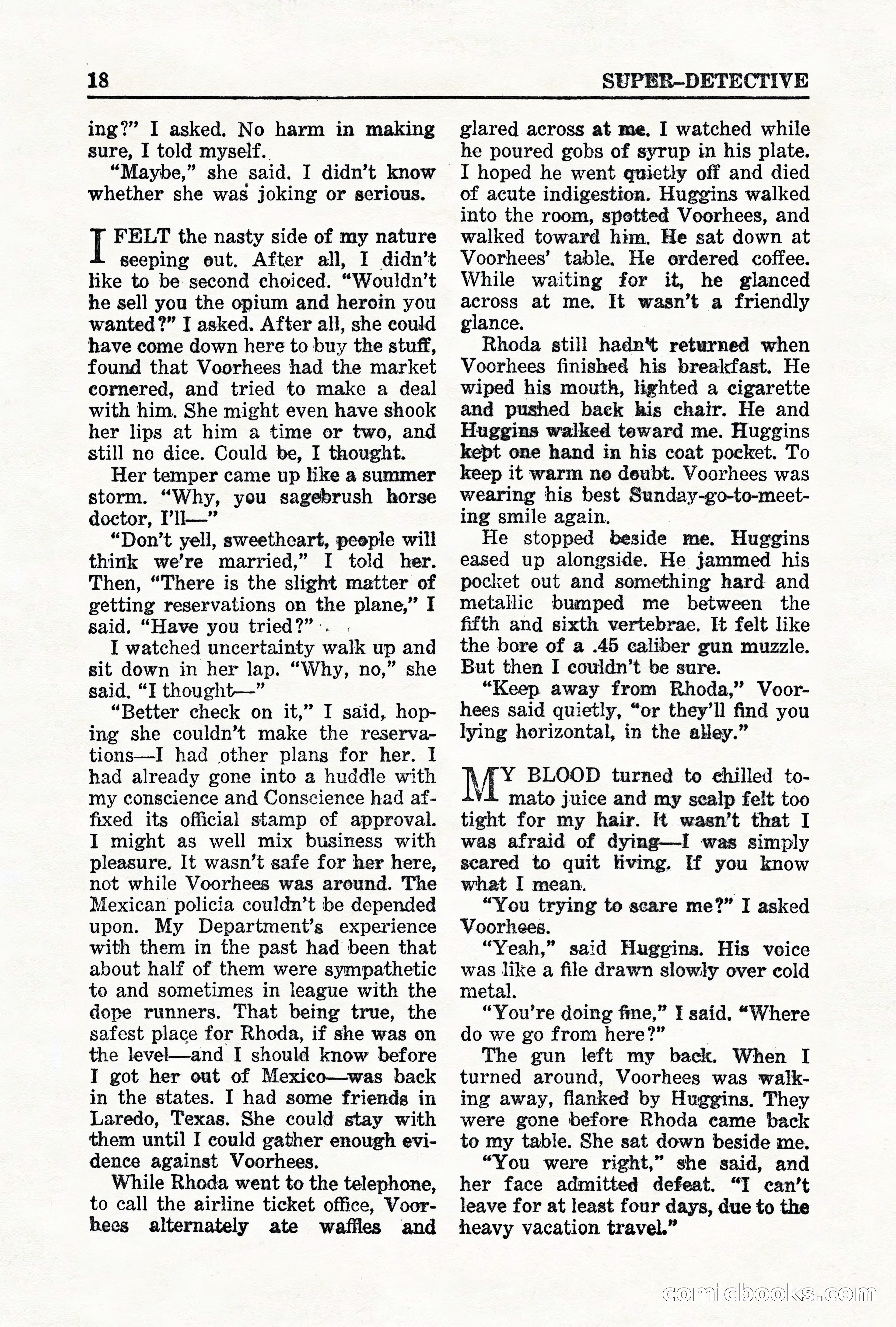 Super-Detective, May 1950 — page 18 of 132