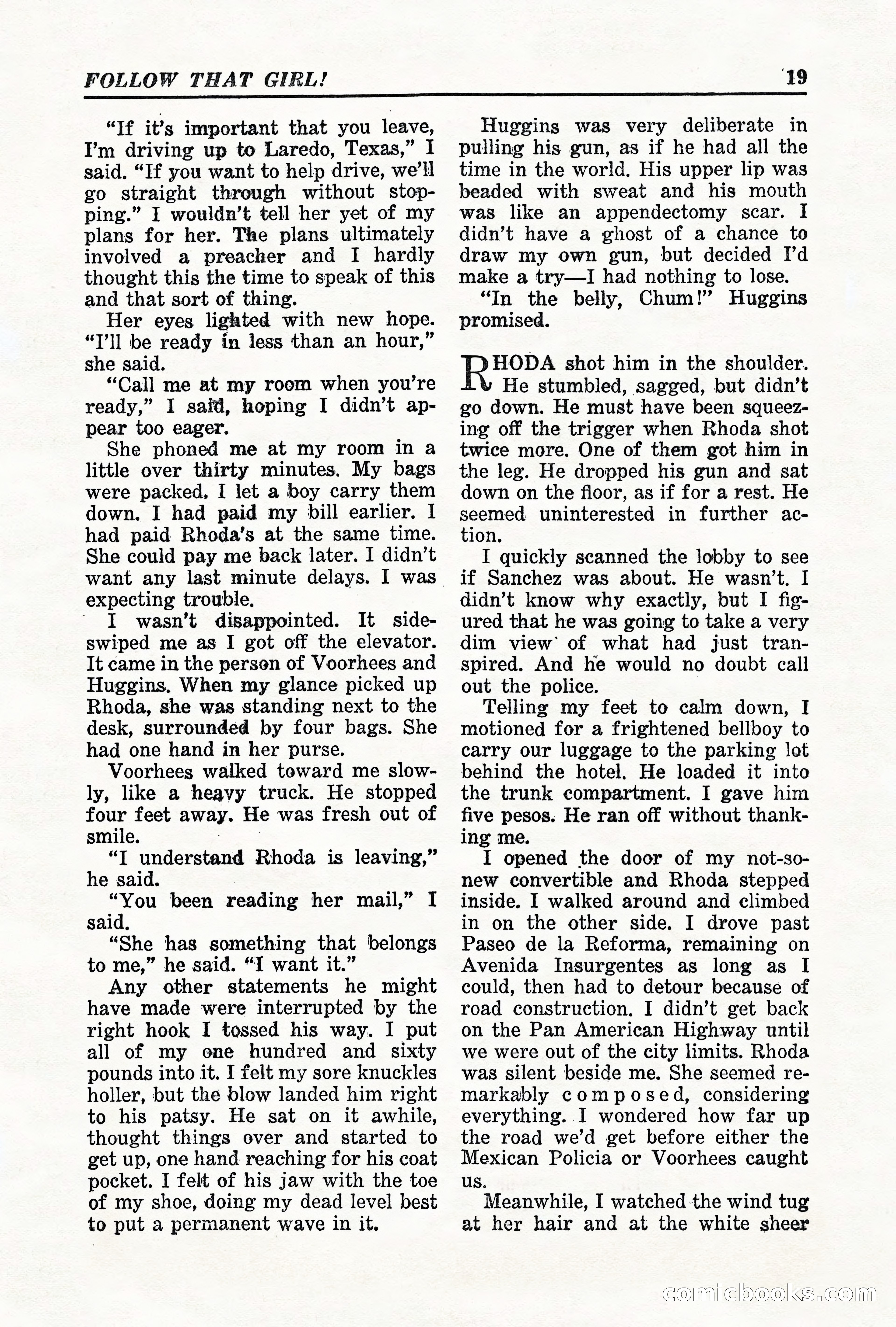 Super-Detective, May 1950 — page 19 of 132