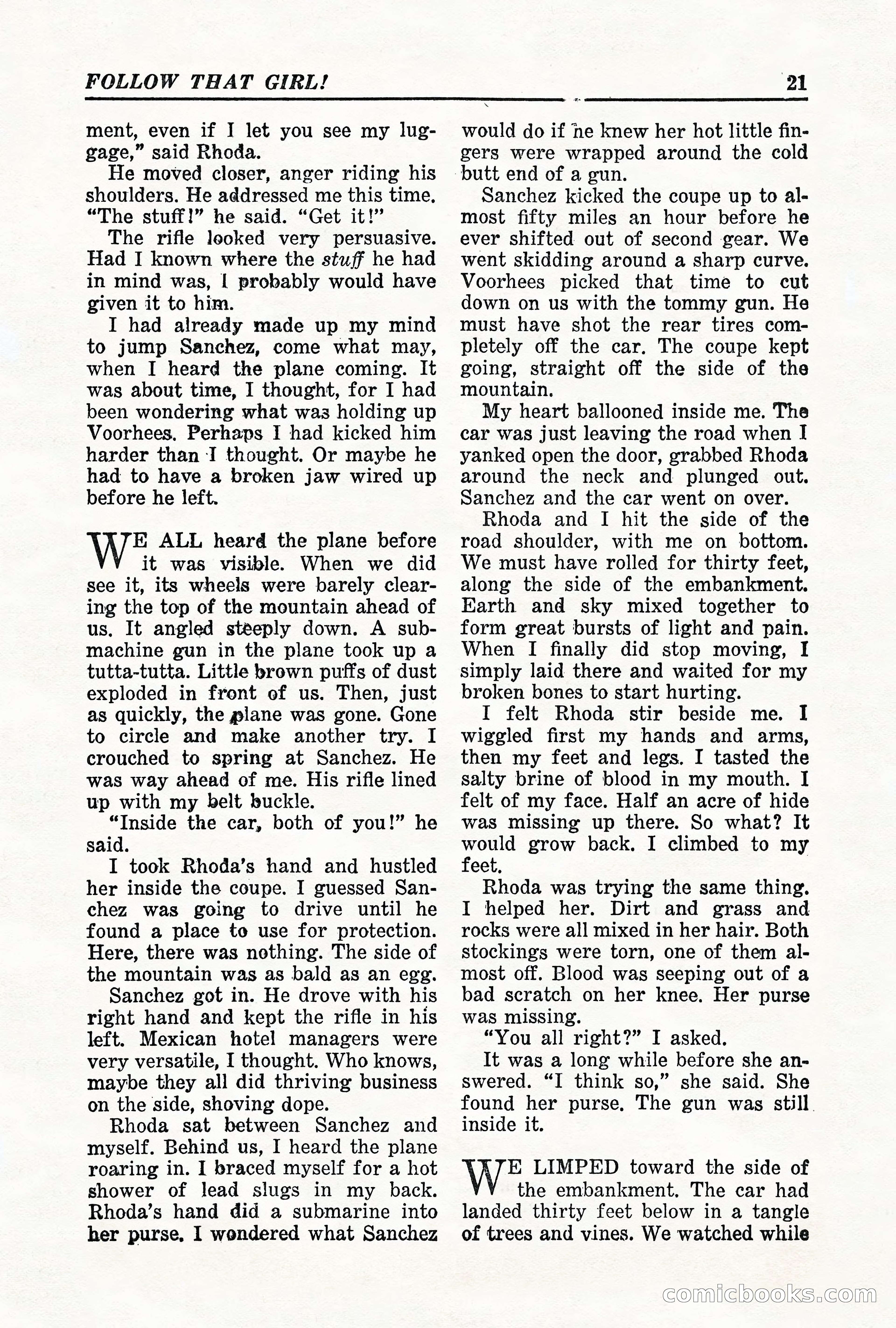 Super-Detective, May 1950 — page 21 of 132