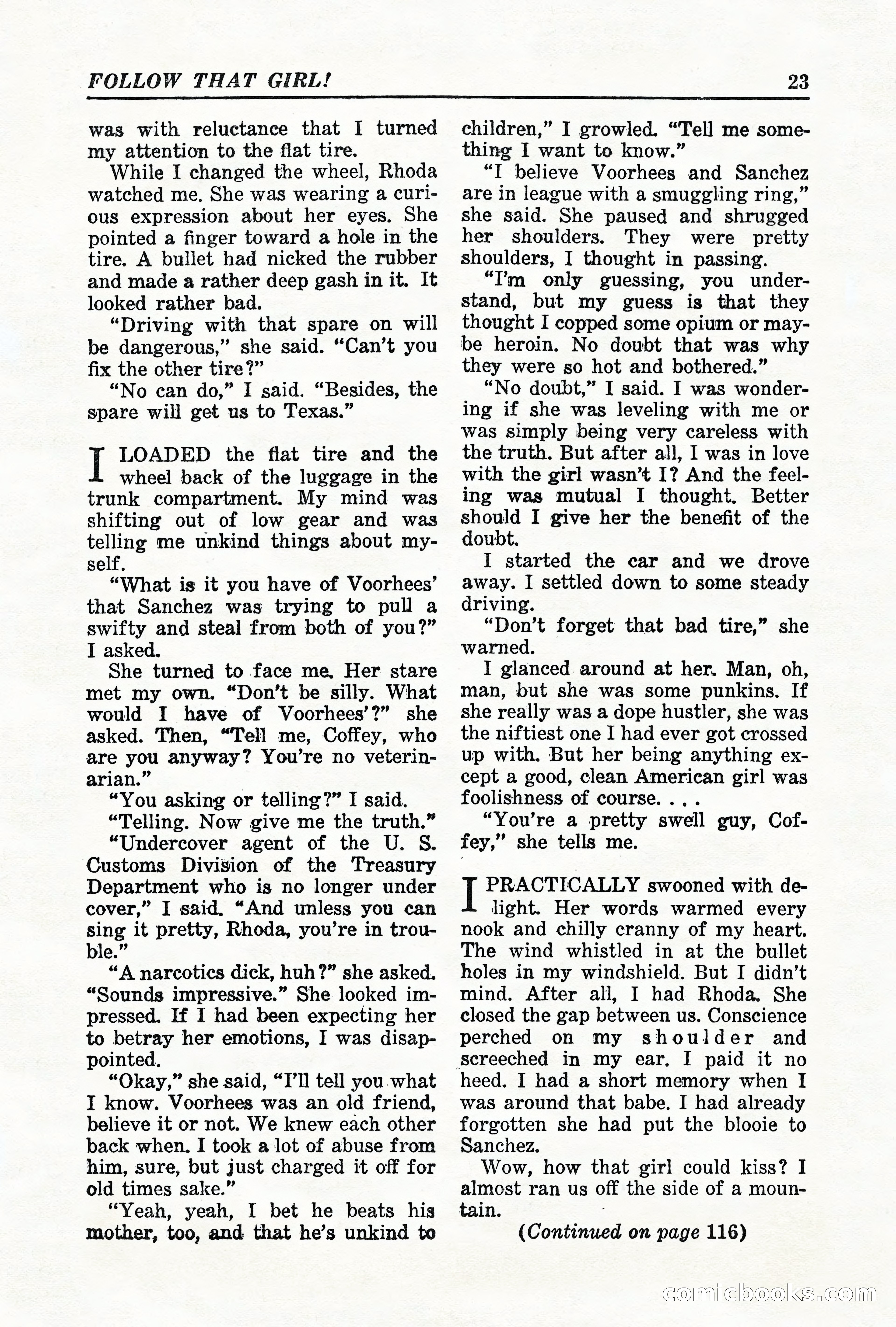 Super-Detective, May 1950 — page 23 of 132