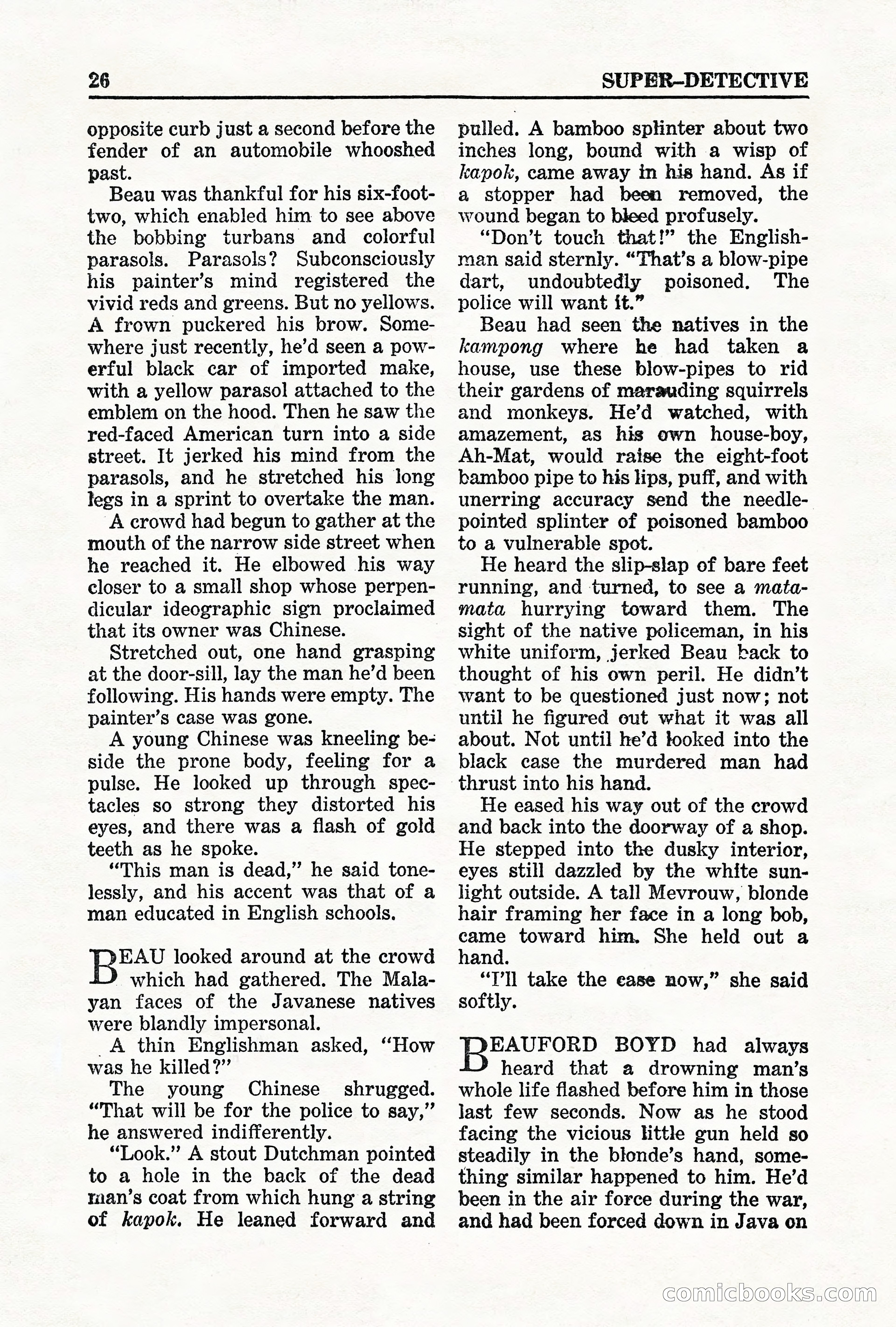 Super-Detective, May 1950 — page 26 of 132
