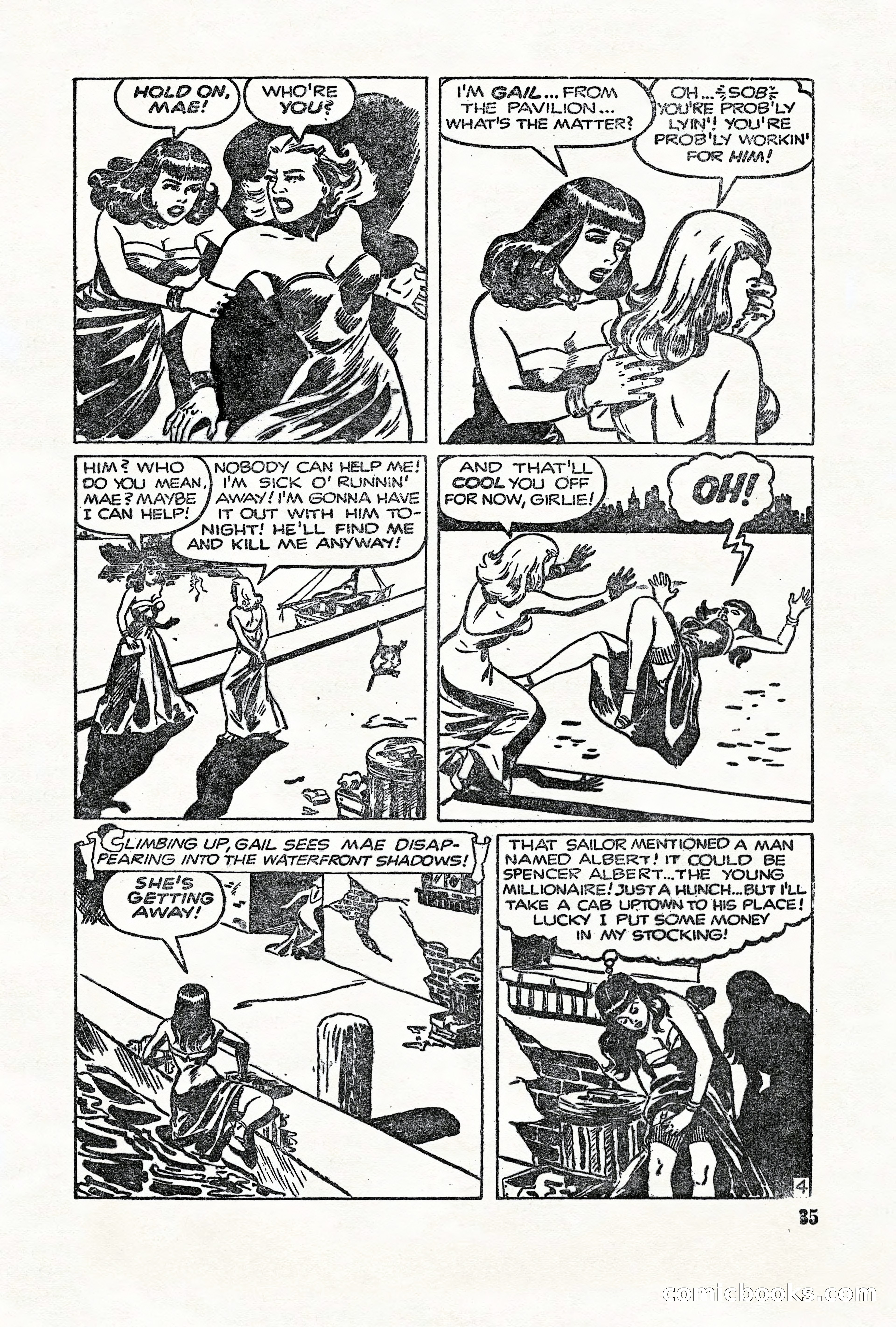 Super-Detective, May 1950 — page 35 of 132