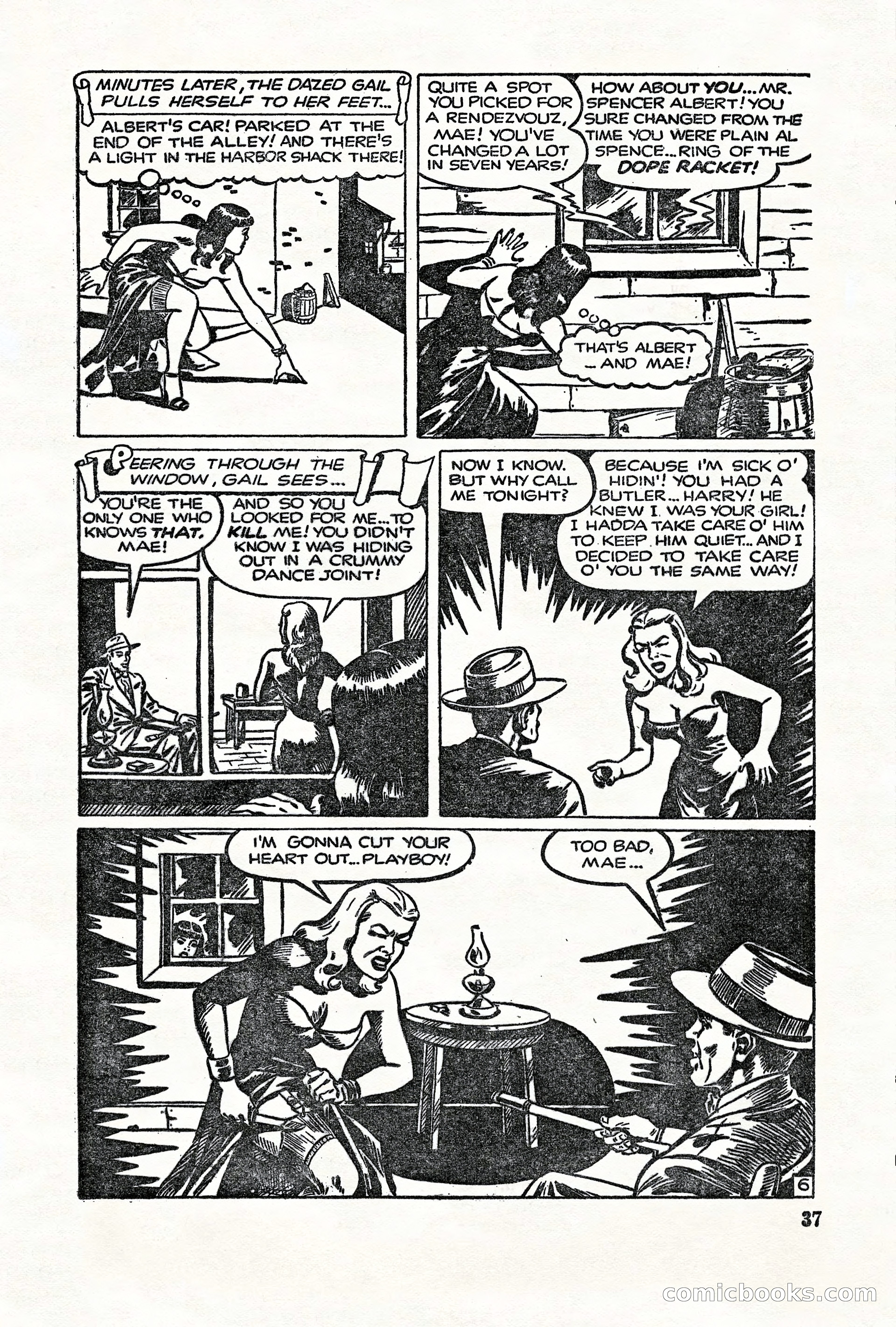 Super-Detective, May 1950 — page 37 of 132