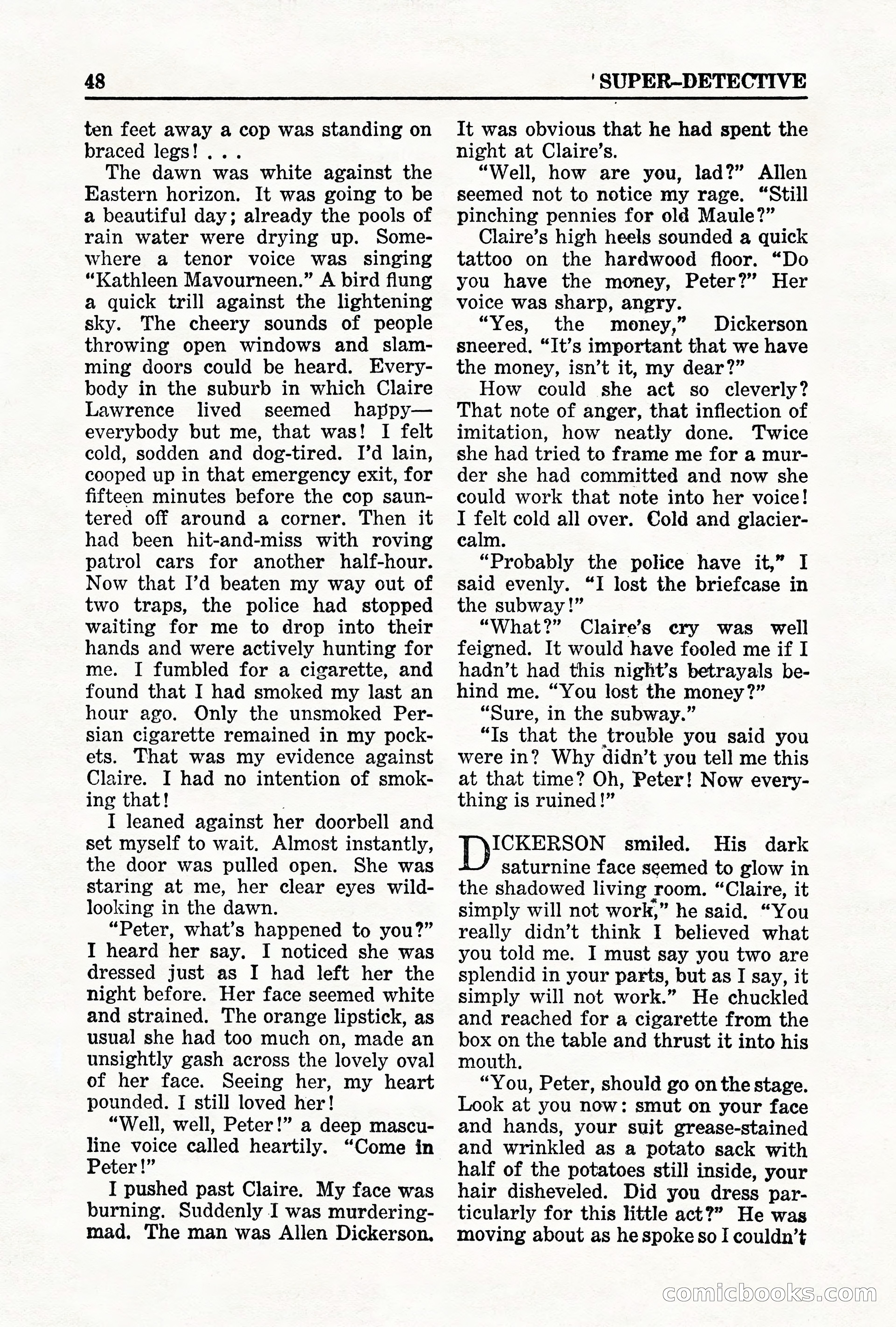 Super-Detective, May 1950 — page 48 of 132