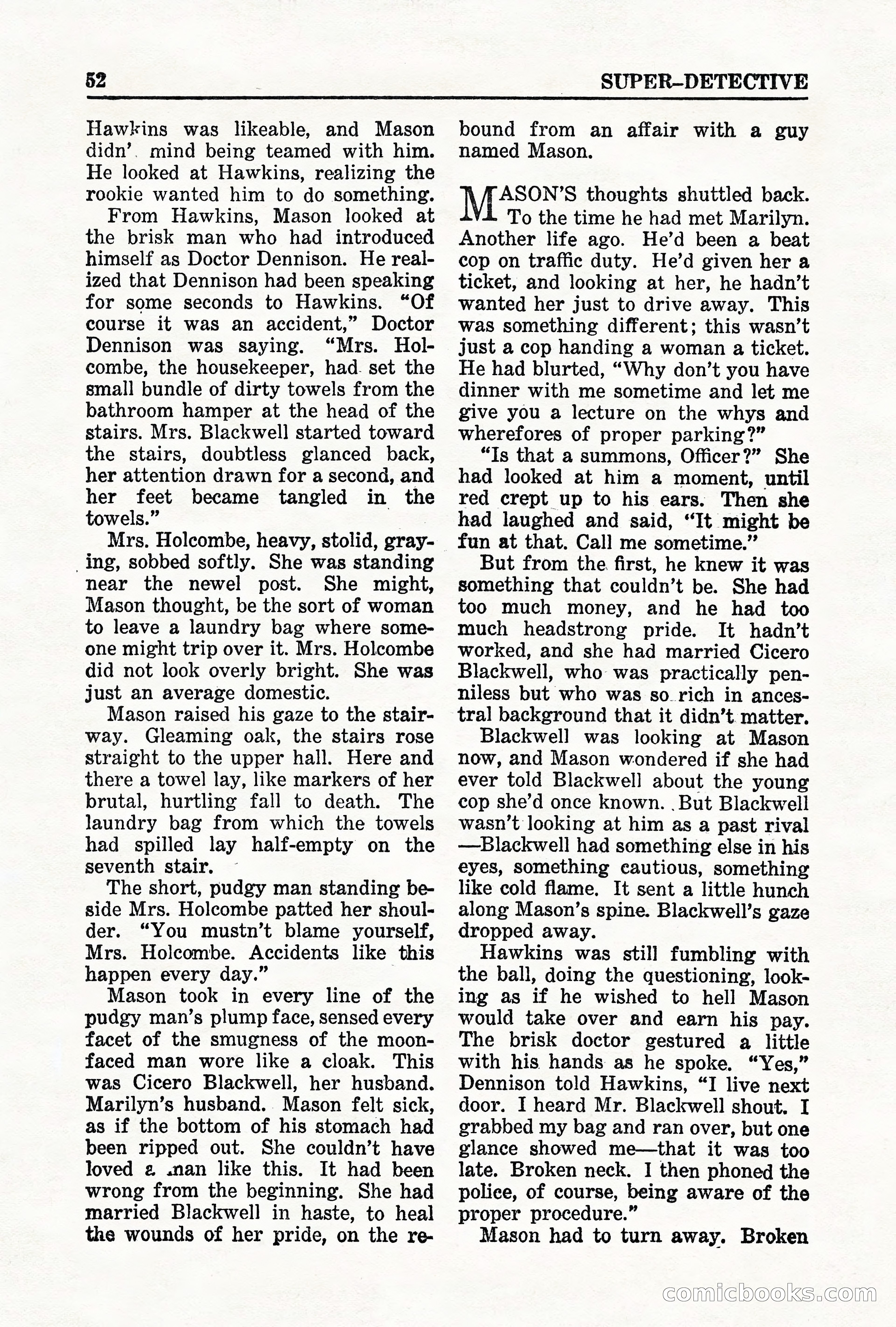 Super-Detective, May 1950 — page 52 of 132