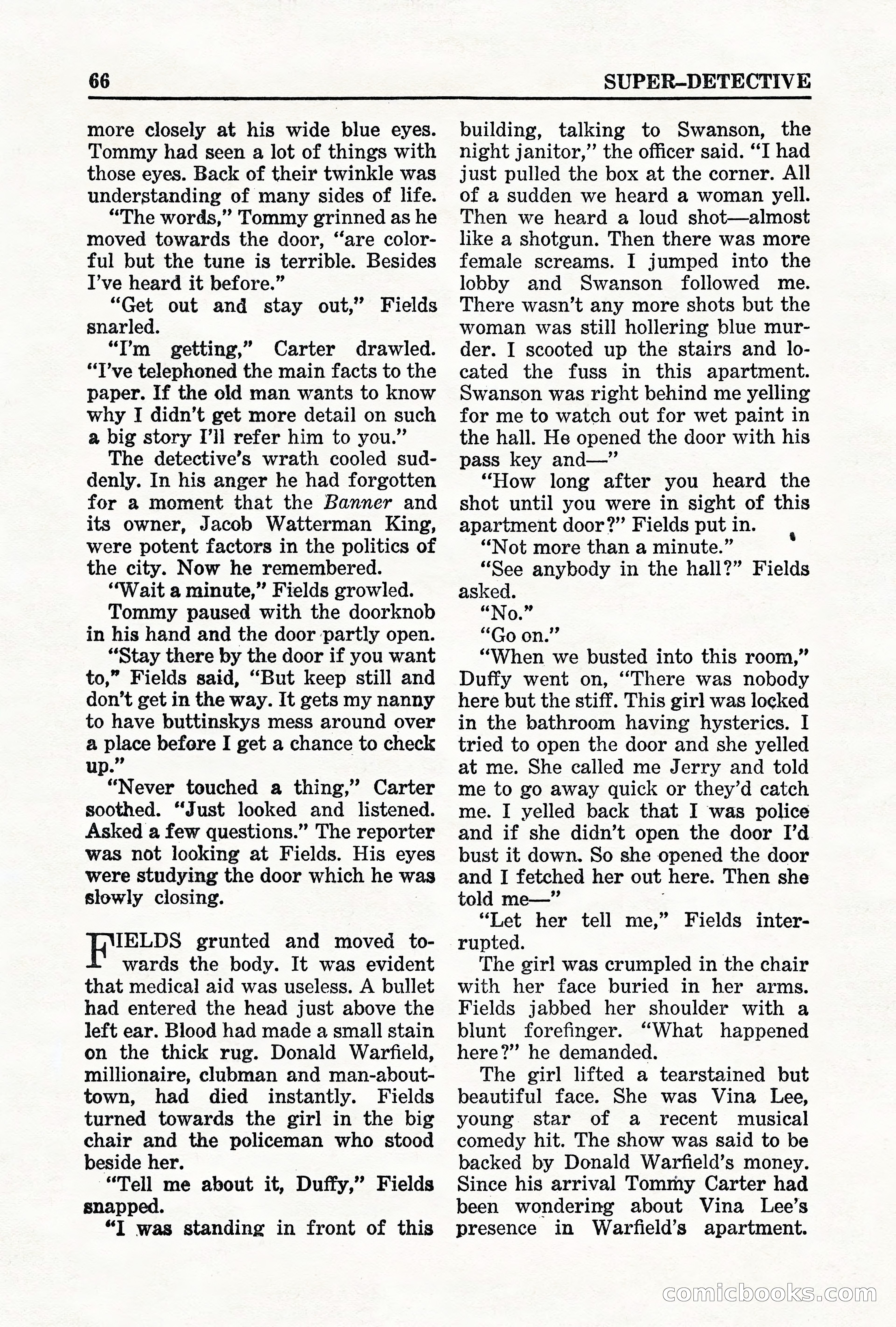 Super-Detective, May 1950 — page 66 of 132