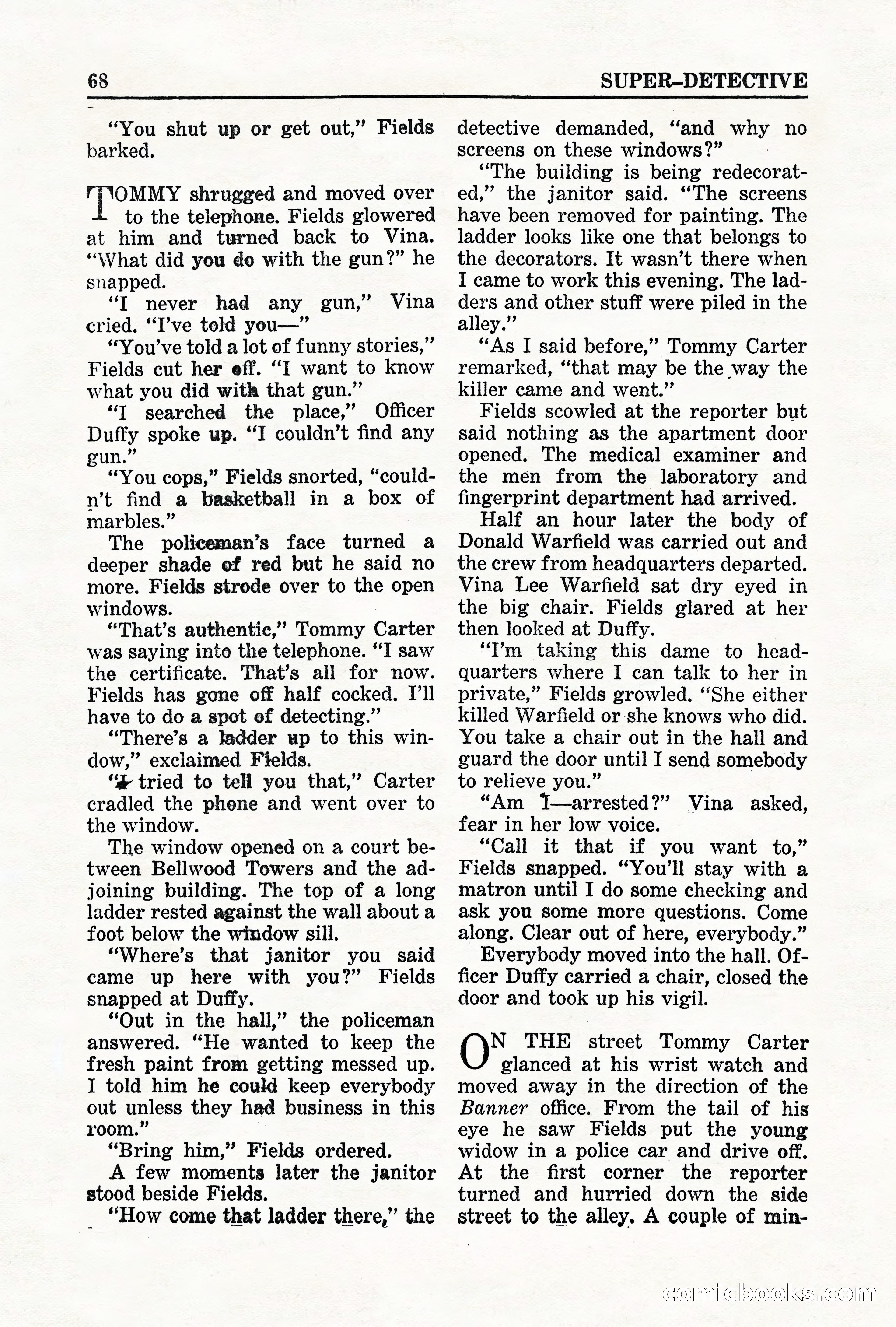 Super-Detective, May 1950 — page 68 of 132