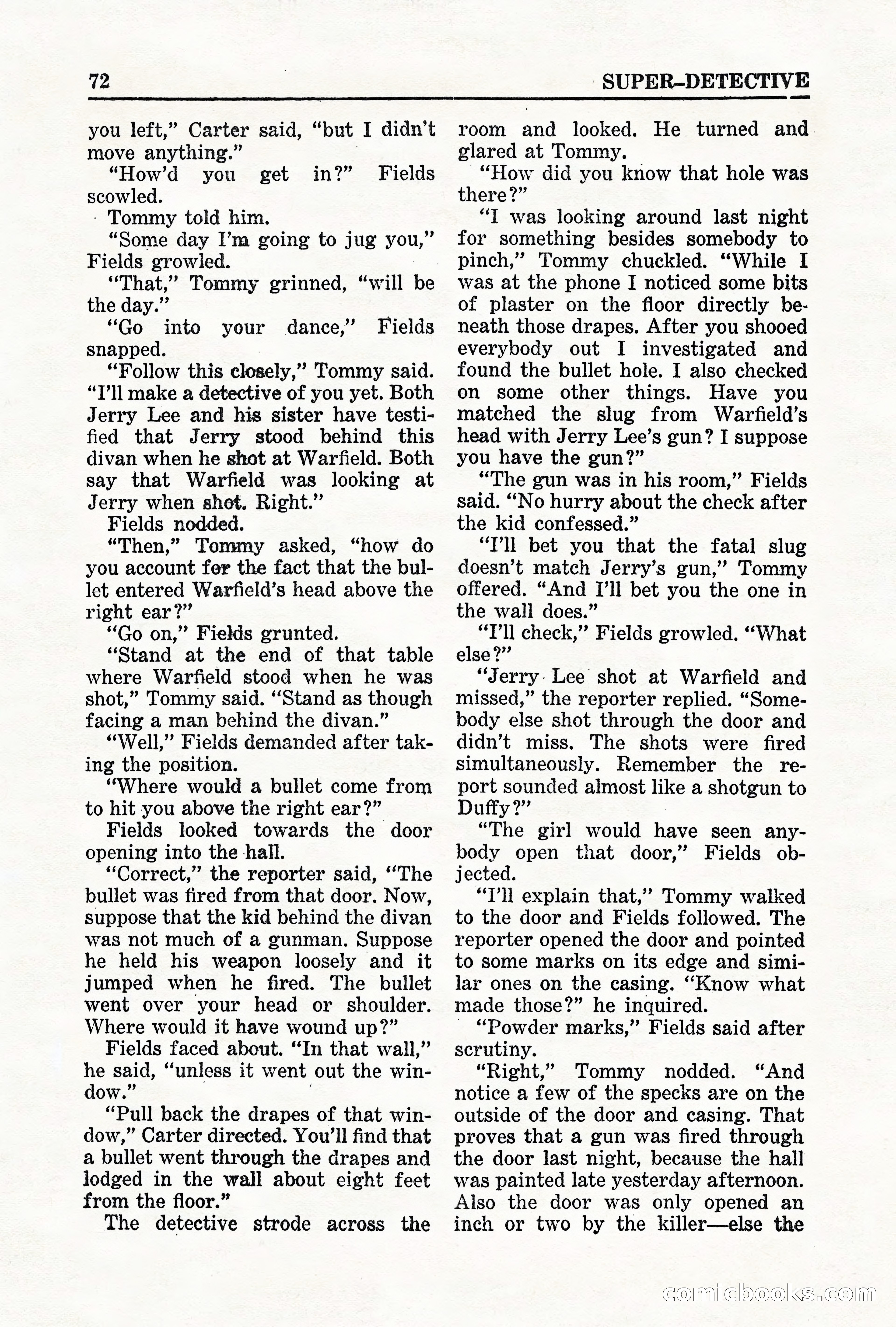 Super-Detective, May 1950 — page 72 of 132