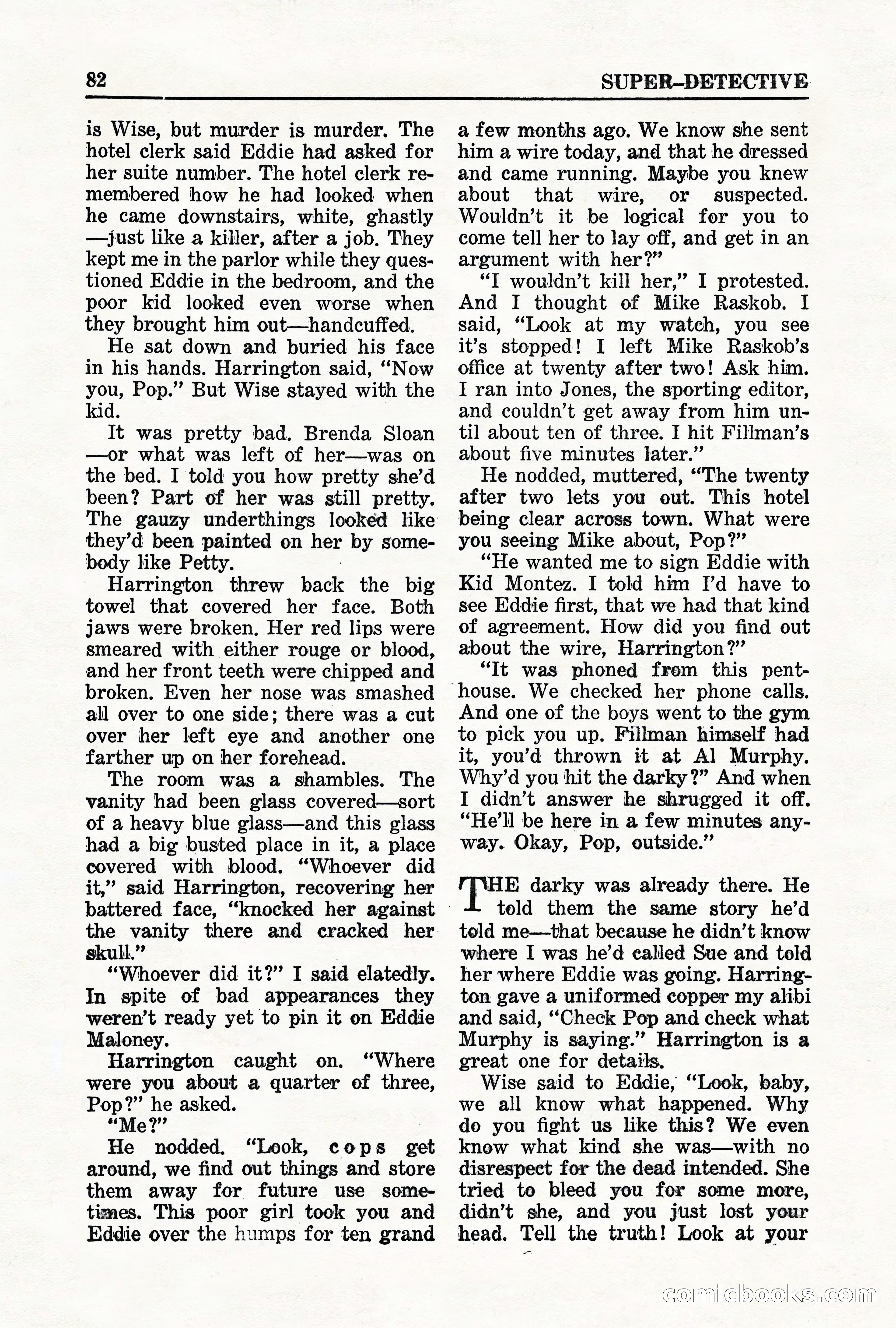 Super-Detective, May 1950 — page 82 of 132